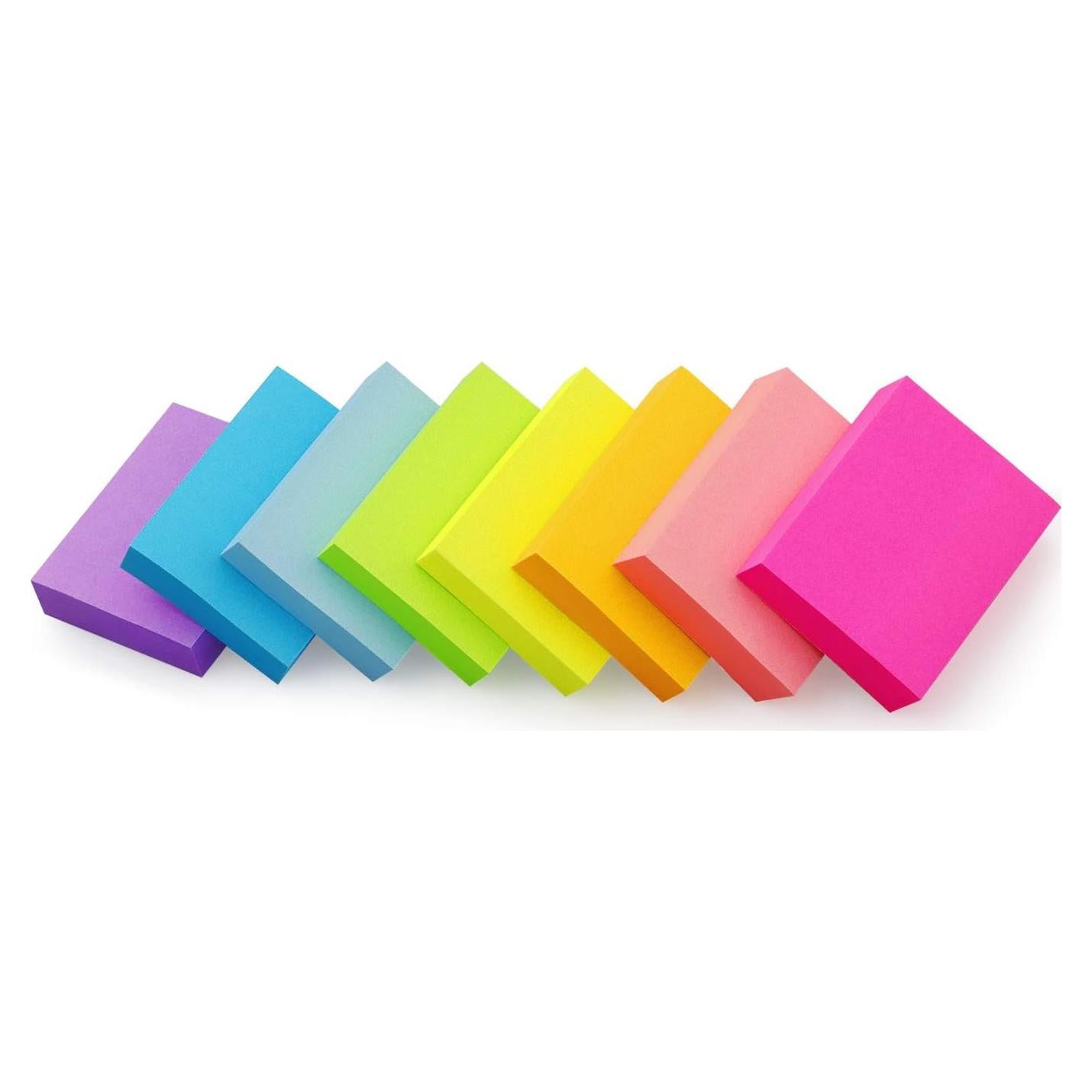 Notas Adhesivas 3.81x5.08 cm Winner Aura 8 Colores Brillantes