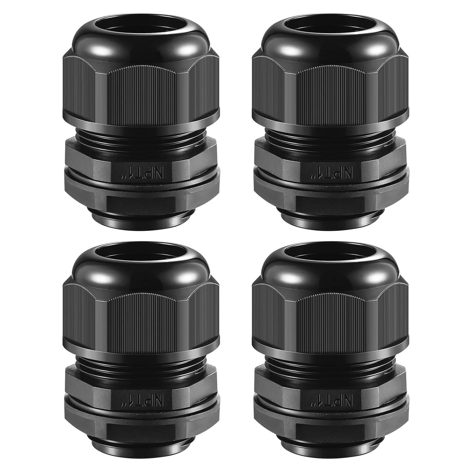 Juntas de Cable de Nylon RTHIEAI 1" IP68 Impermeables - 4 Pcs