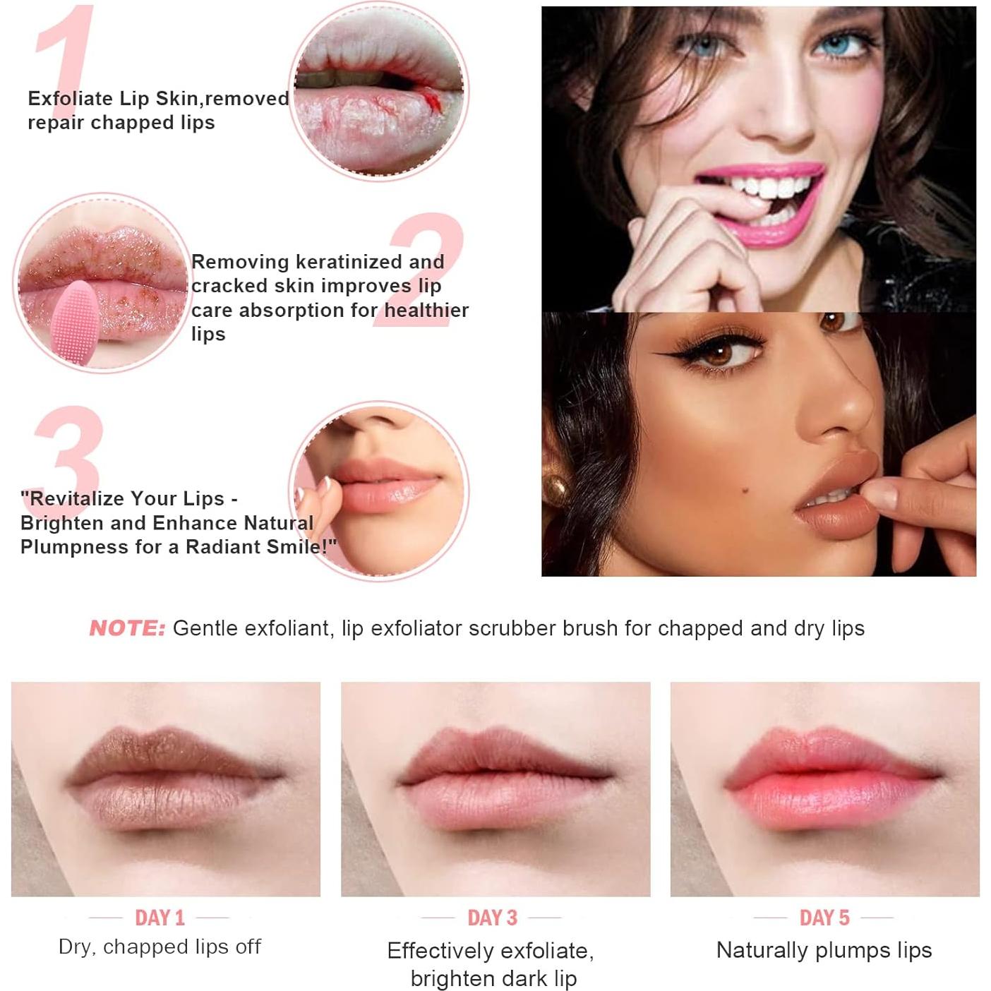 Cepillo Exfoliante de Labios YOUKOOL Doble Cara 2 PCS