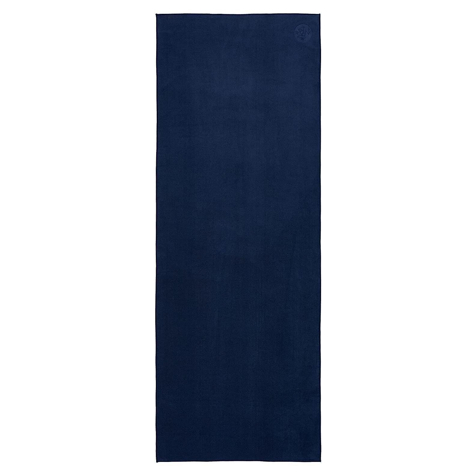 Toalla de Yoga Manduka eQua - Microfibra, 182 cm, Color Medianoche
