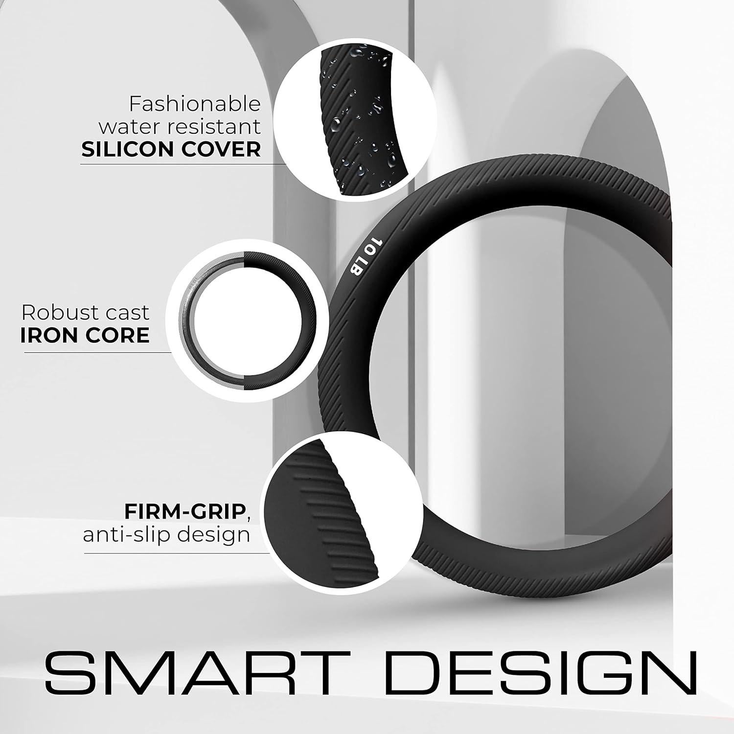 Anillo de Peso Yes4All 4.5kg para Yoga y Fitness