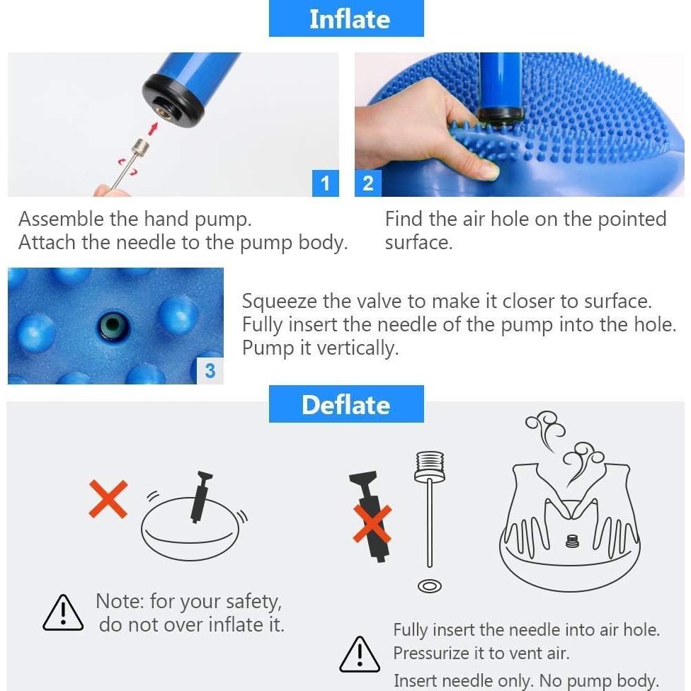 Asiento Wiggle WIWAPLEX Inflable 34.5cm para Niños y Adultos