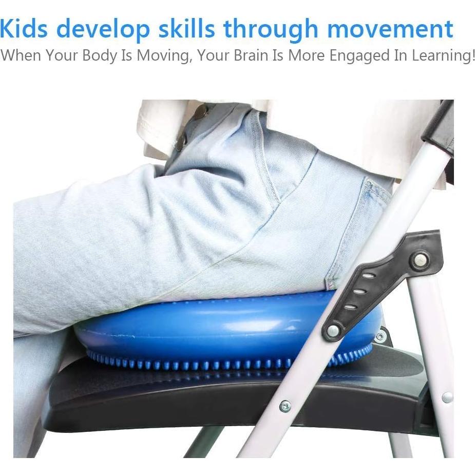 Asiento Wiggle WIWAPLEX Inflable 34.5cm para Niños y Adultos