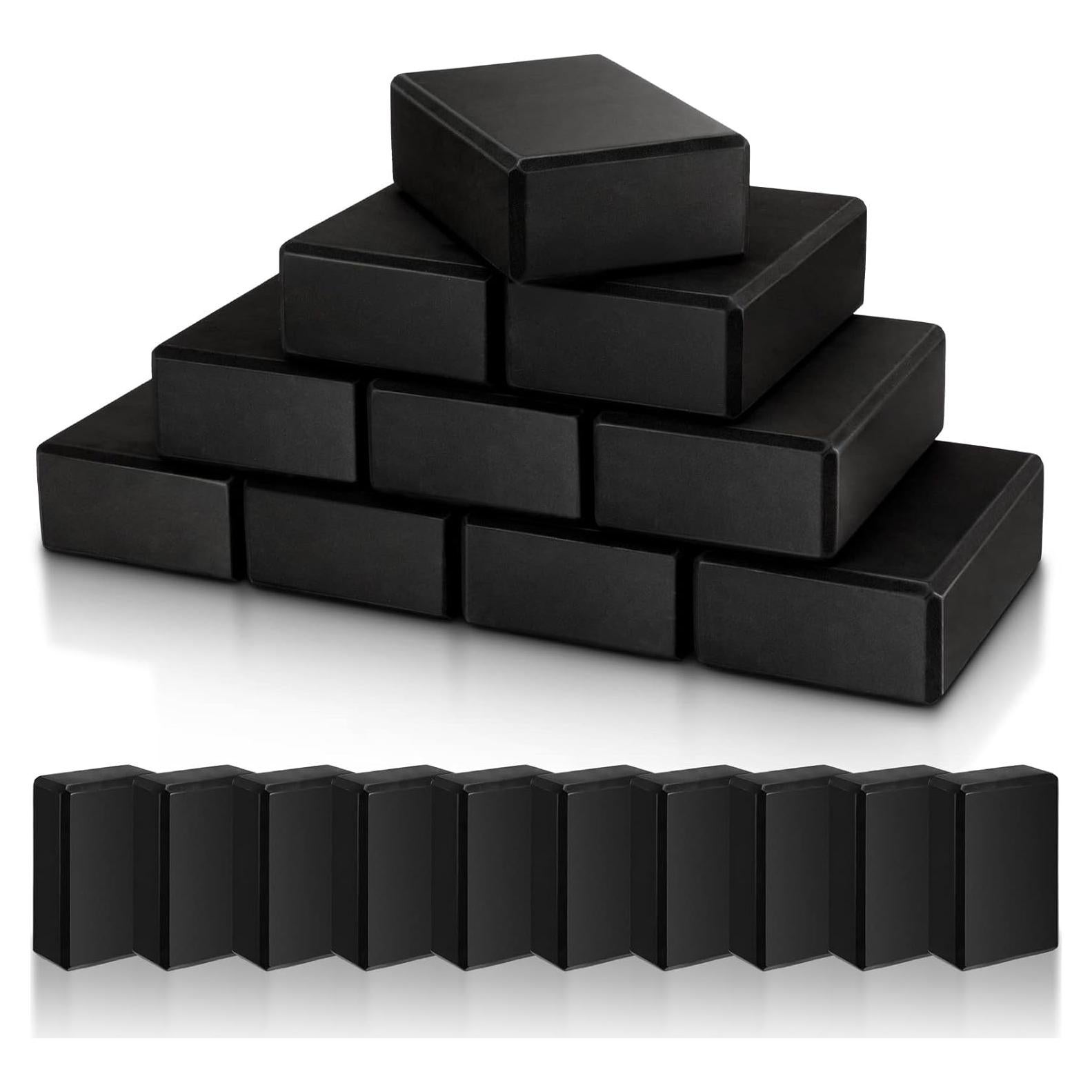 10 Bloques de Yoga EVA Antideslizantes Yilloog 23x15x7.5cm