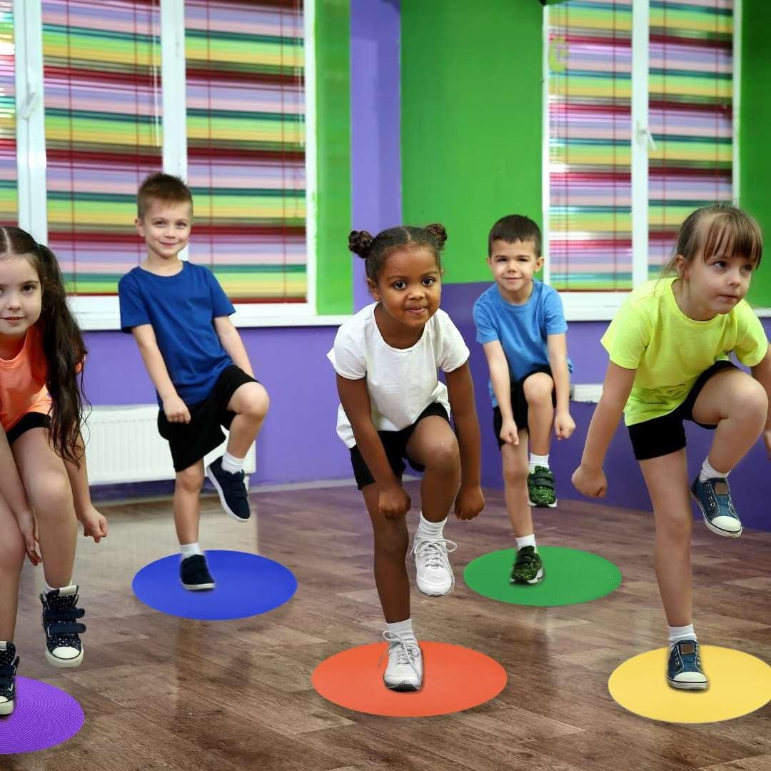 Conos Planos de Caucho Antideslizante MIVERYEA 9 Pulgadas 6 Piezas