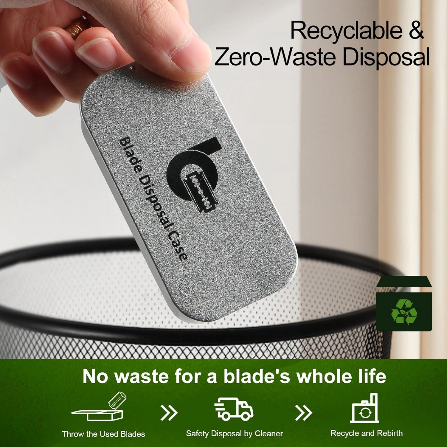 Cuchillas de Afeitar de Seguridad BULIMICA 30 Unidades Acero Inoxidable