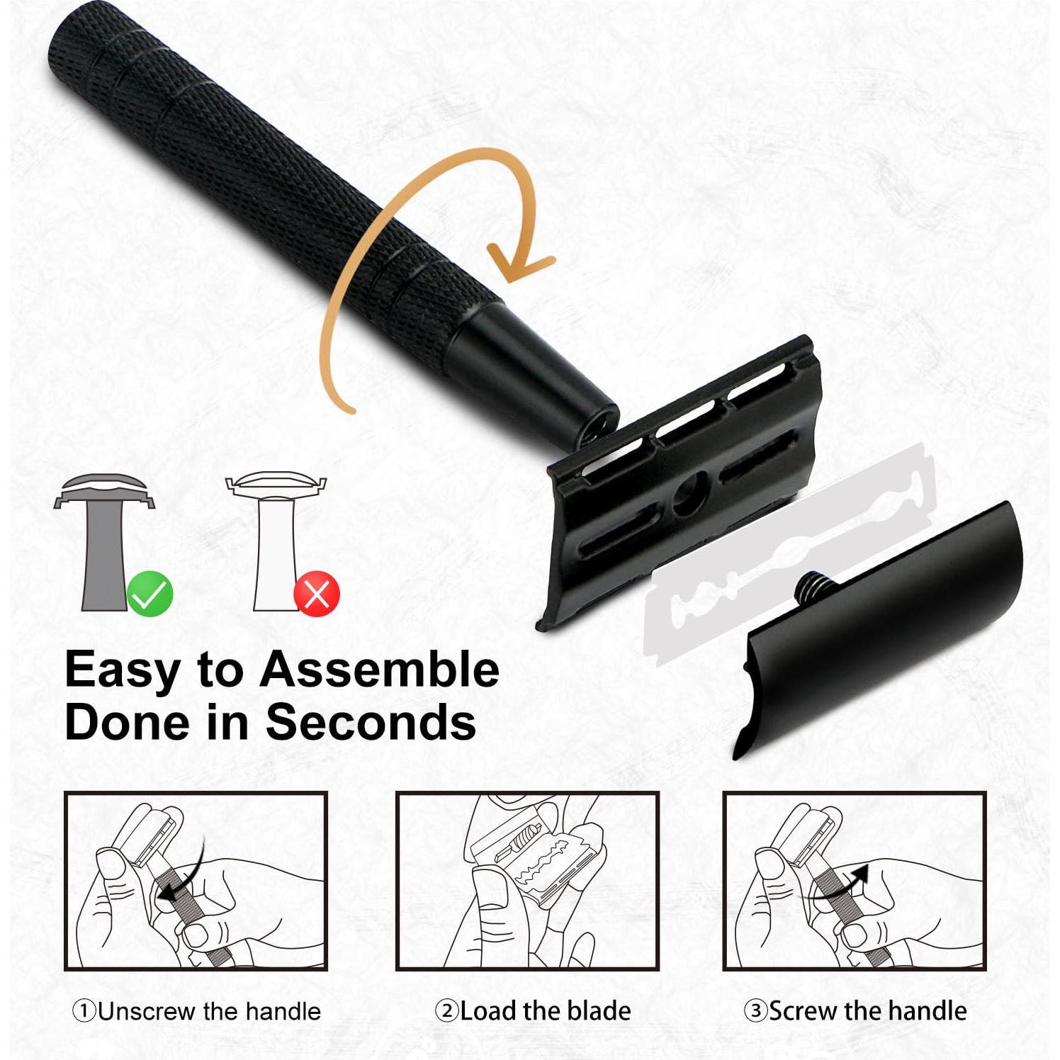 Cuchillas de Afeitar de Seguridad BULIMICA 30 Unidades Acero Inoxidable
