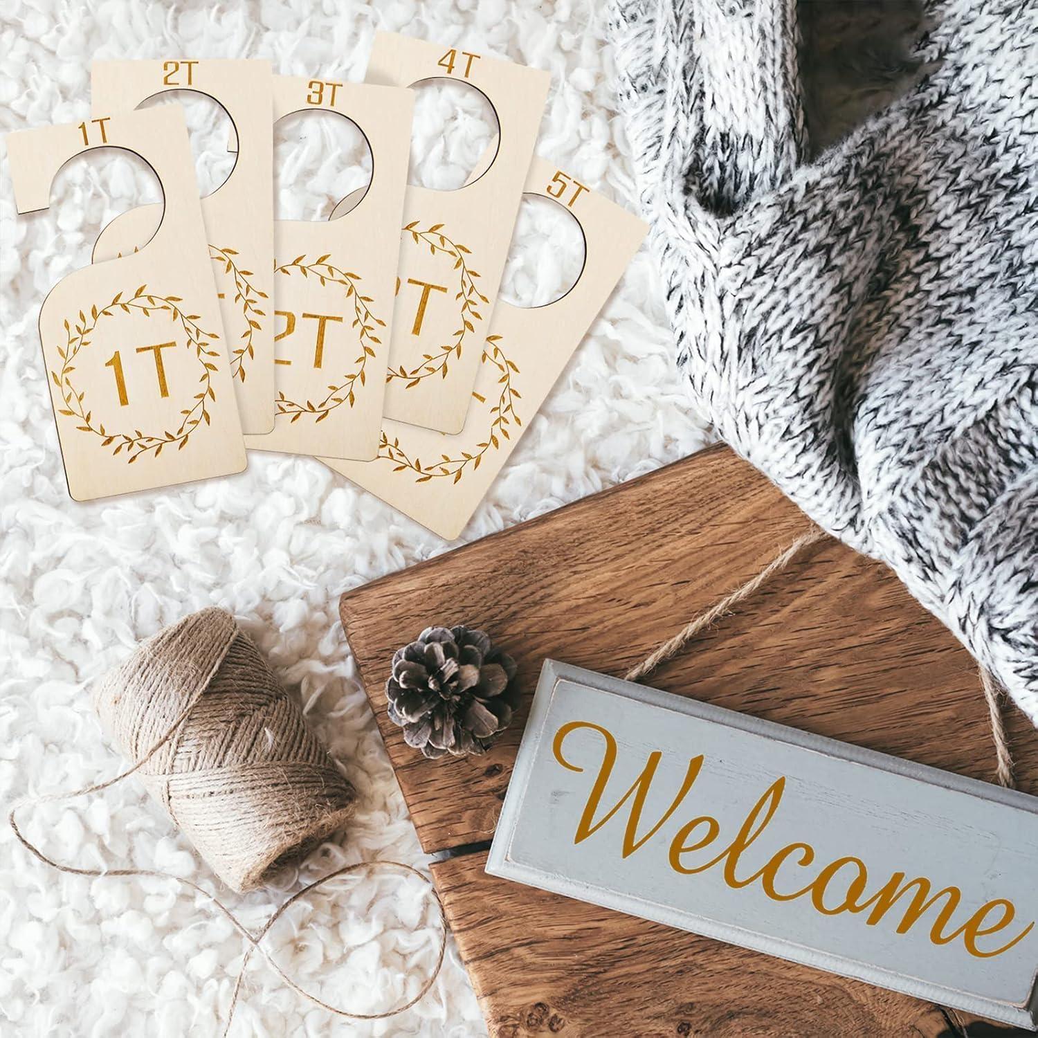 Separadores de Ropa de Madera Patelai 14 Pcs Personalizables