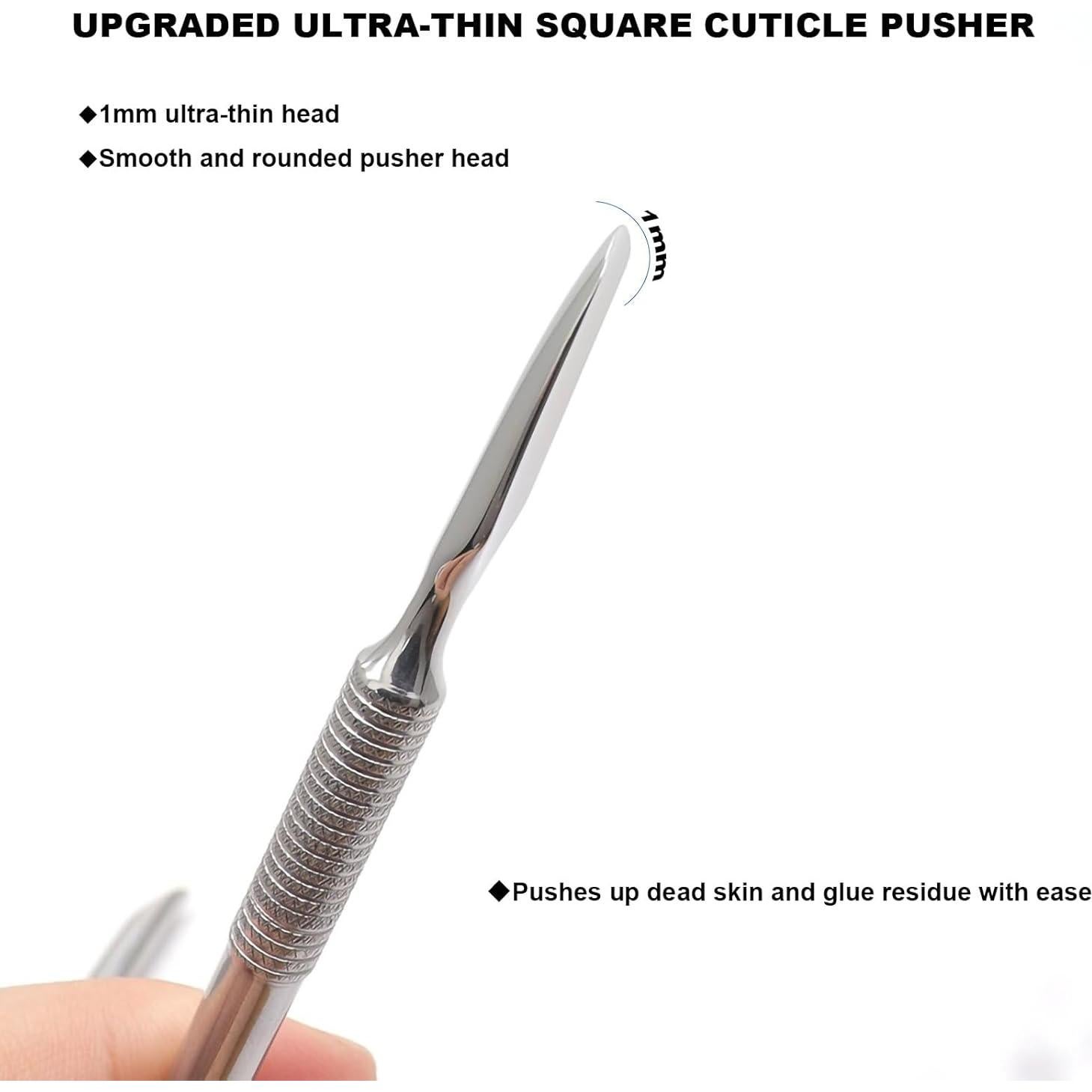 Empujador de Cutículas Cuadrado HaimiLiya + Limas 100/180