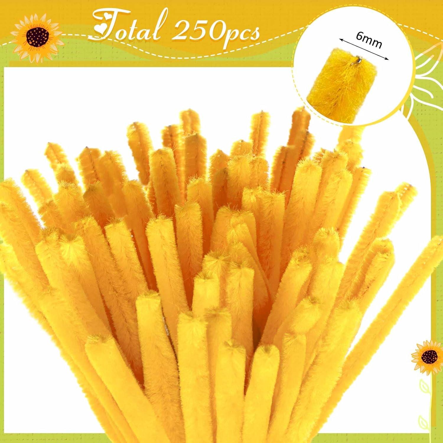 Conjunto de Limpiapipas Peryiter 371 Flores Naranja DIY