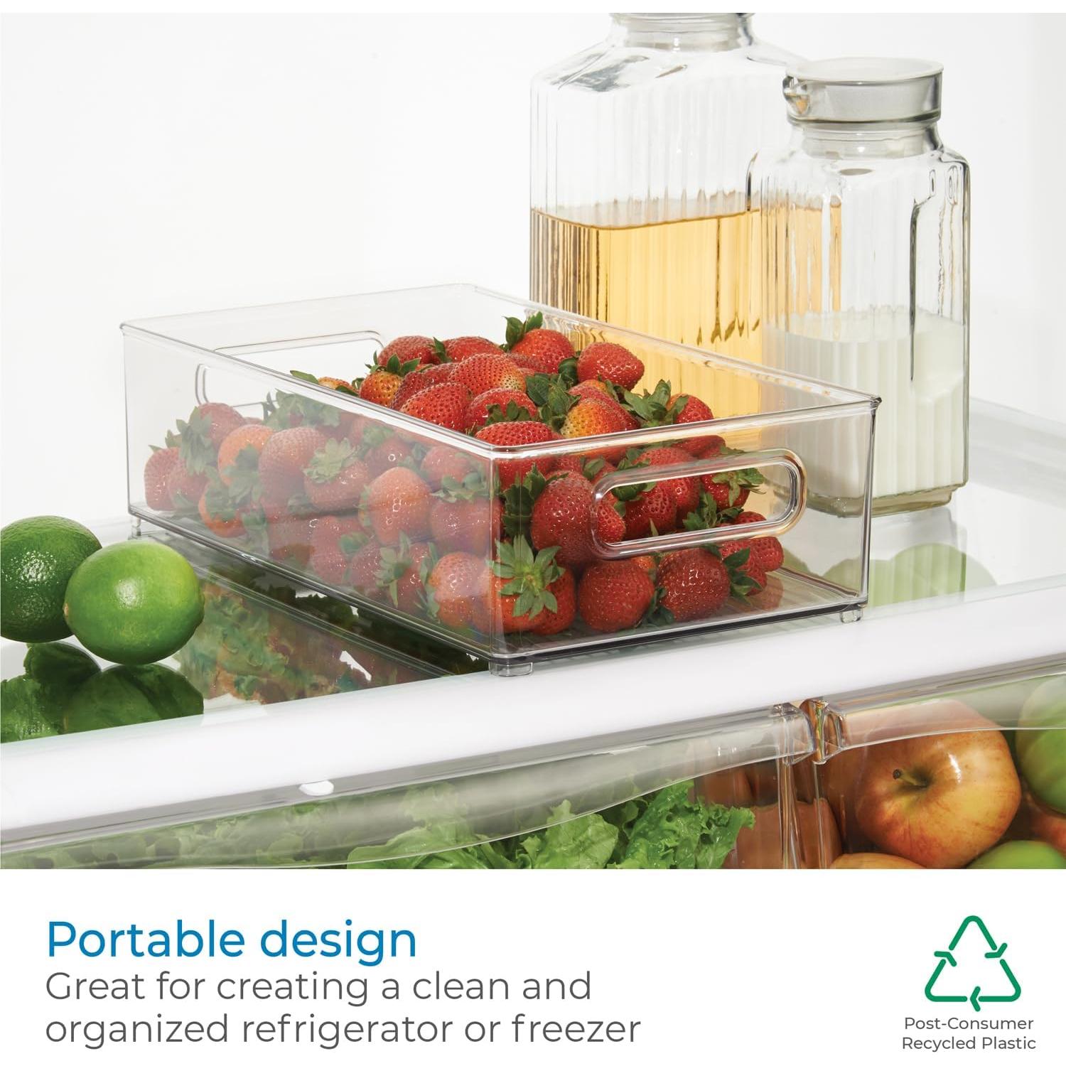 Contenedor de Almacenamiento iDesign 20x10x37 cm Claro