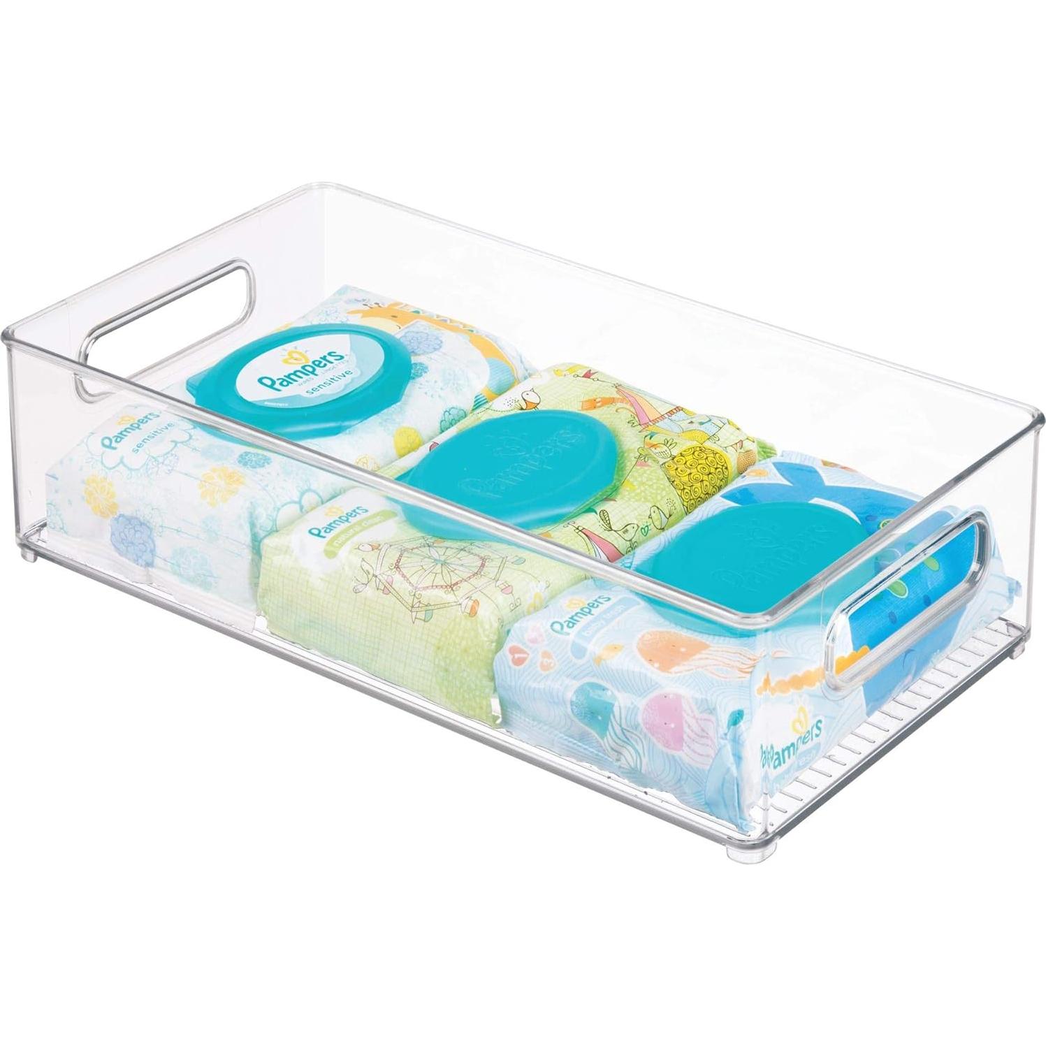 Contenedor de Almacenamiento iDesign 20x10x37 cm Claro