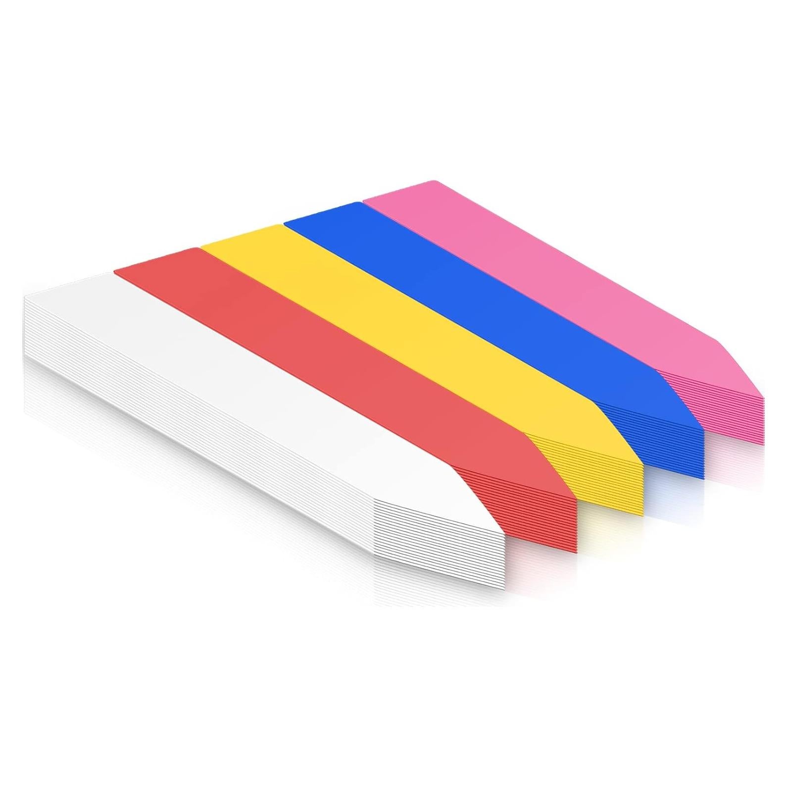100 Etiquetas de Plantas Multicolor XGATML 10x2cm Plástico