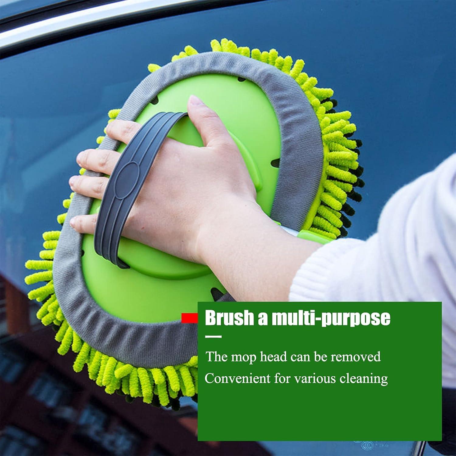 Kit de Limpieza de Autos LumiMokki 8 Piezas con Mango Inoxidable