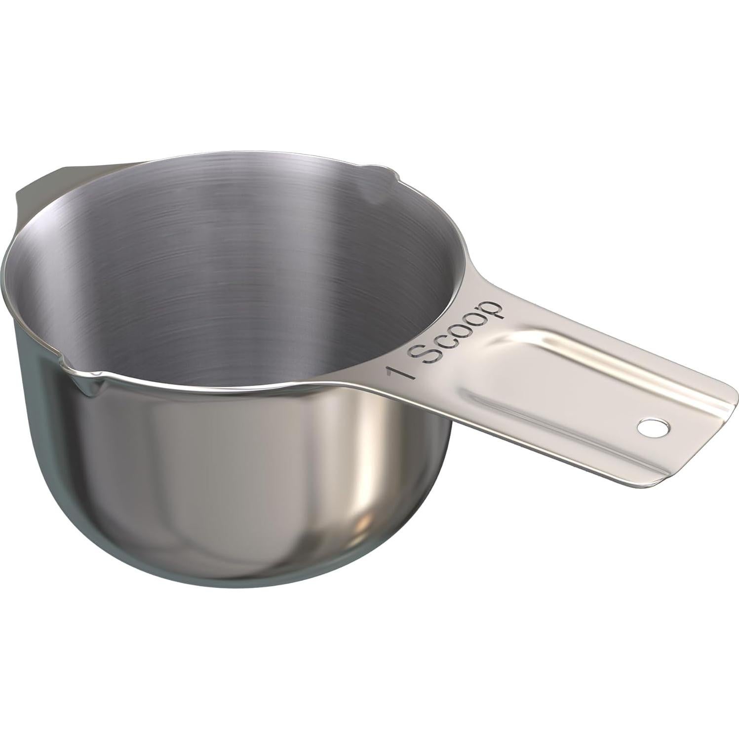 Cucharón para Comida de Mascotas Color Up 1 Acero Inoxidable