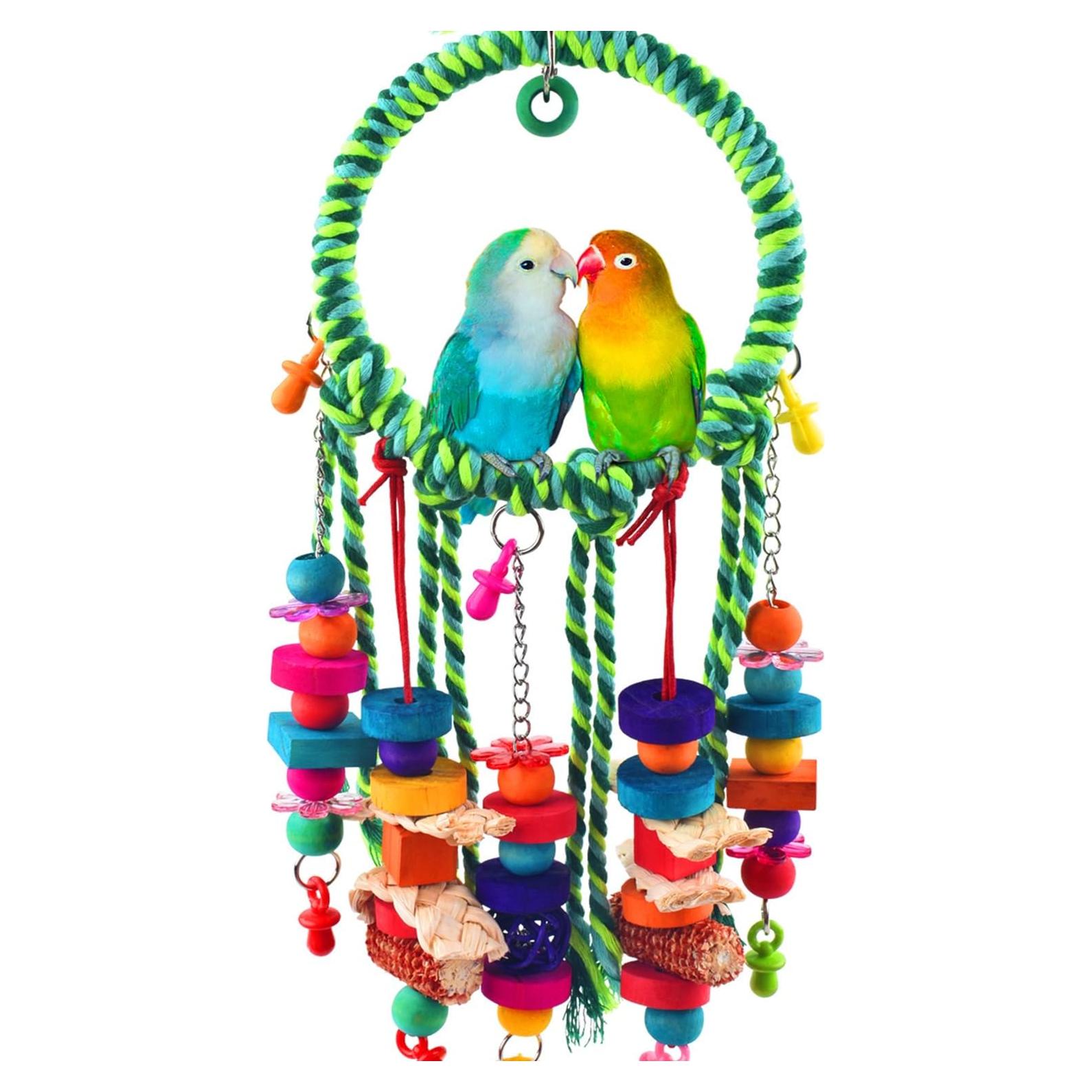 Columpio para Aves KATUMO 15cm, Juguete para Periquitos y Loros