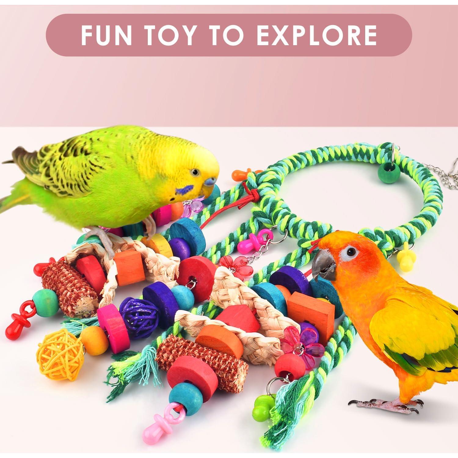 Columpio para Aves KATUMO 15cm, Juguete para Periquitos y Loros