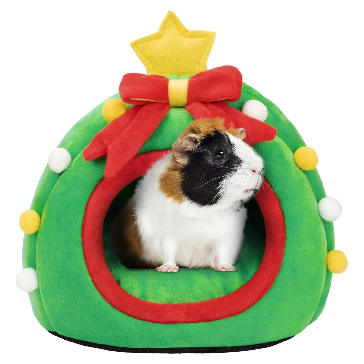 Cama para Cobayas YUEPET Refugio Lavable Verde 21.8cm