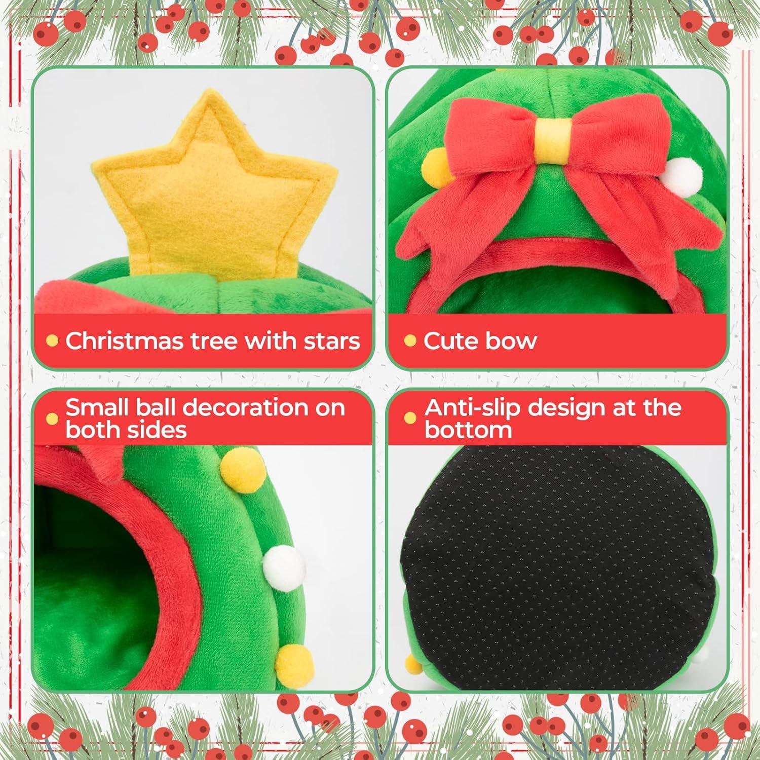 Cama para Cobayas YUEPET Refugio Lavable Verde 21.8cm