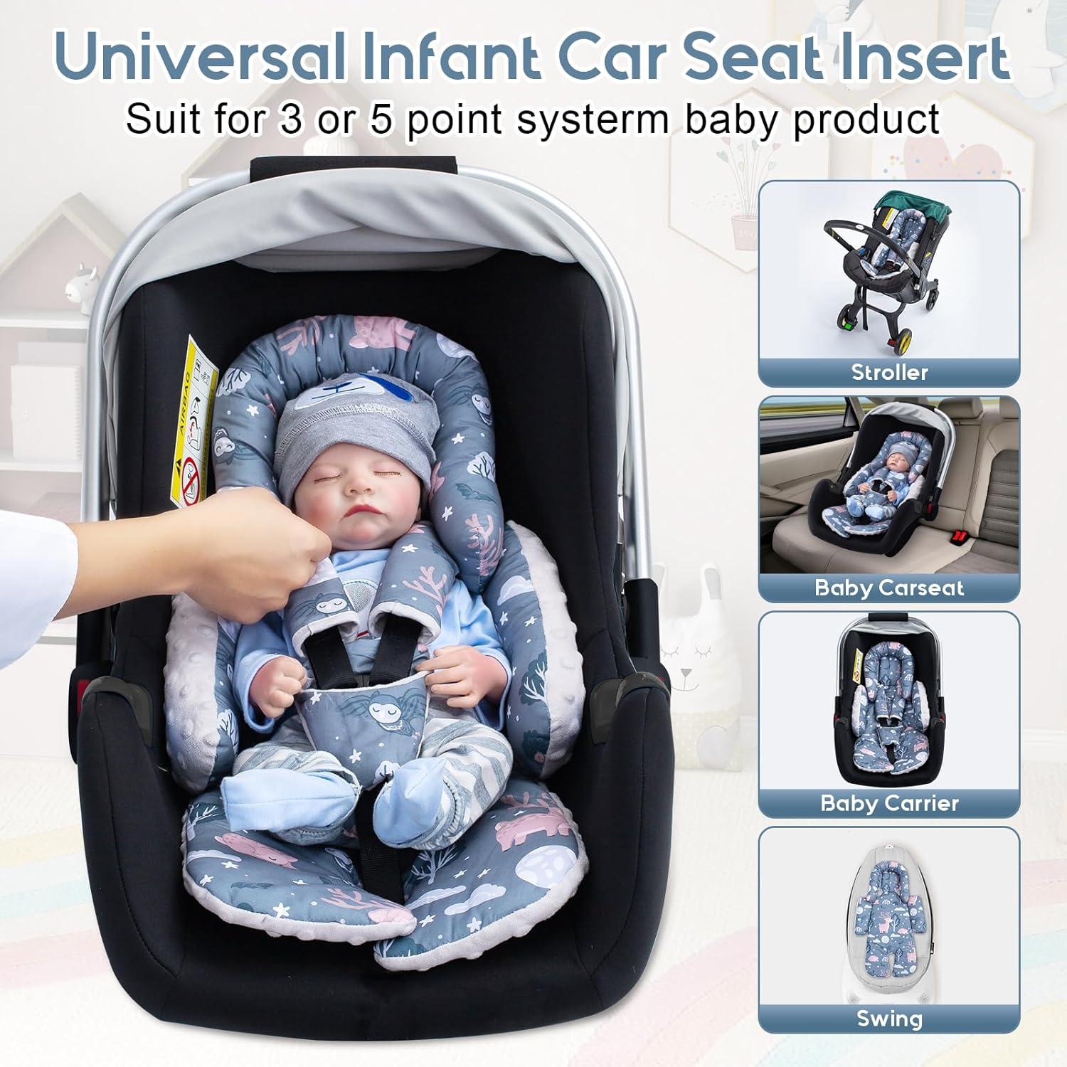 Inserto para Bebés THE KENKYO con Soporte de Cabeza y Cuerpo