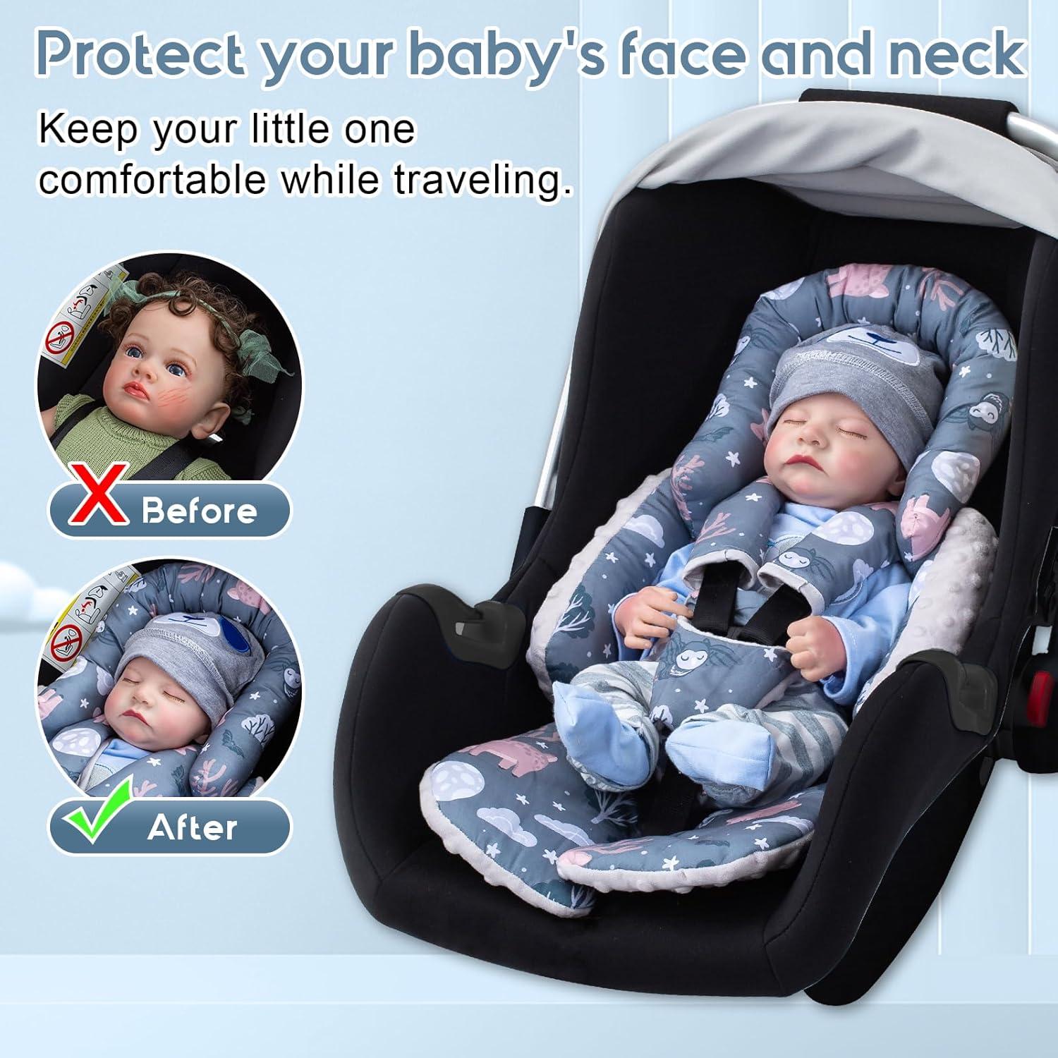 Inserto para Bebés THE KENKYO con Soporte de Cabeza y Cuerpo