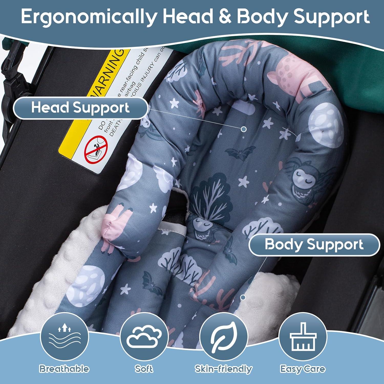 Inserto para Bebés THE KENKYO con Soporte de Cabeza y Cuerpo