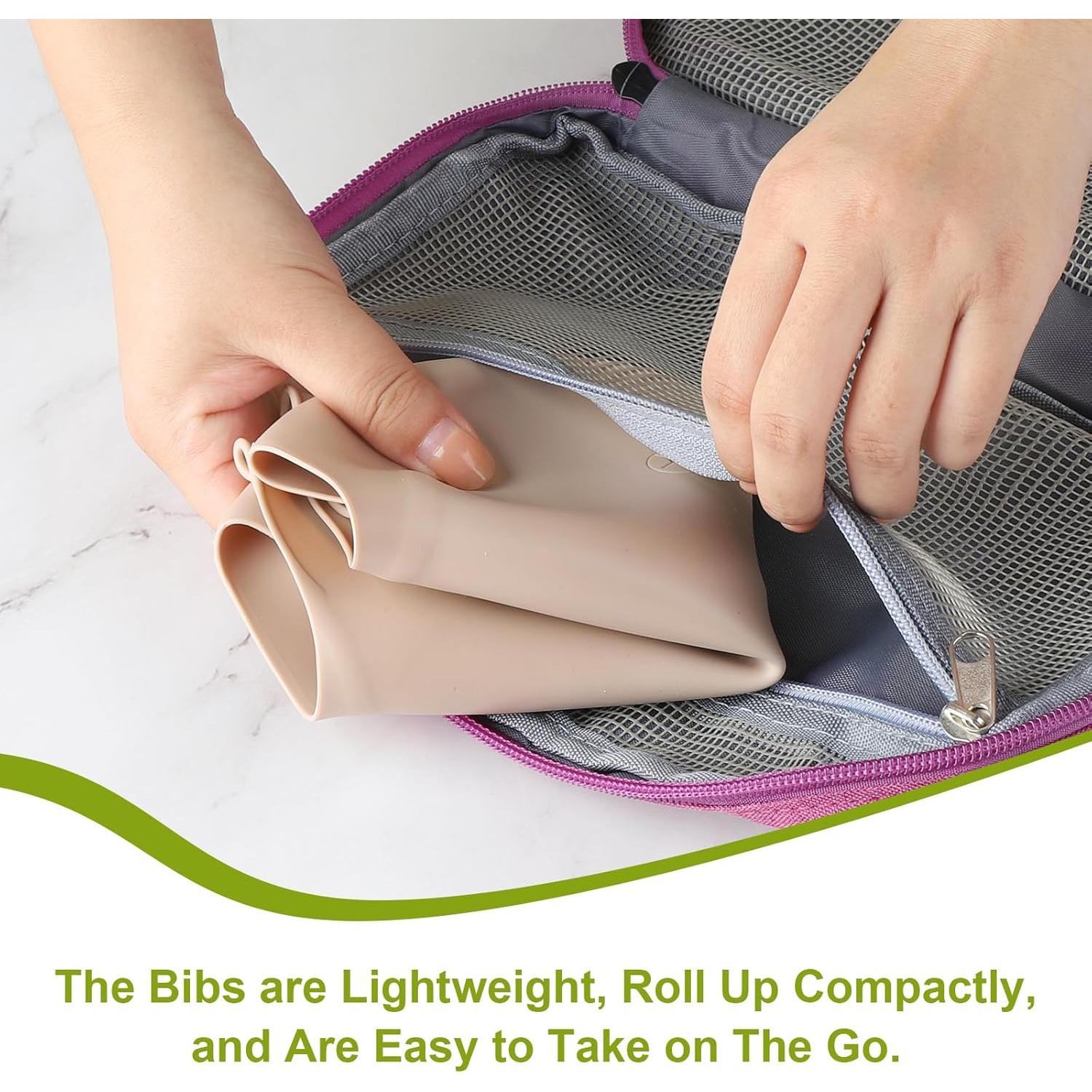 Babero de Silicona Accmor Cohete Impermeable para Bebés