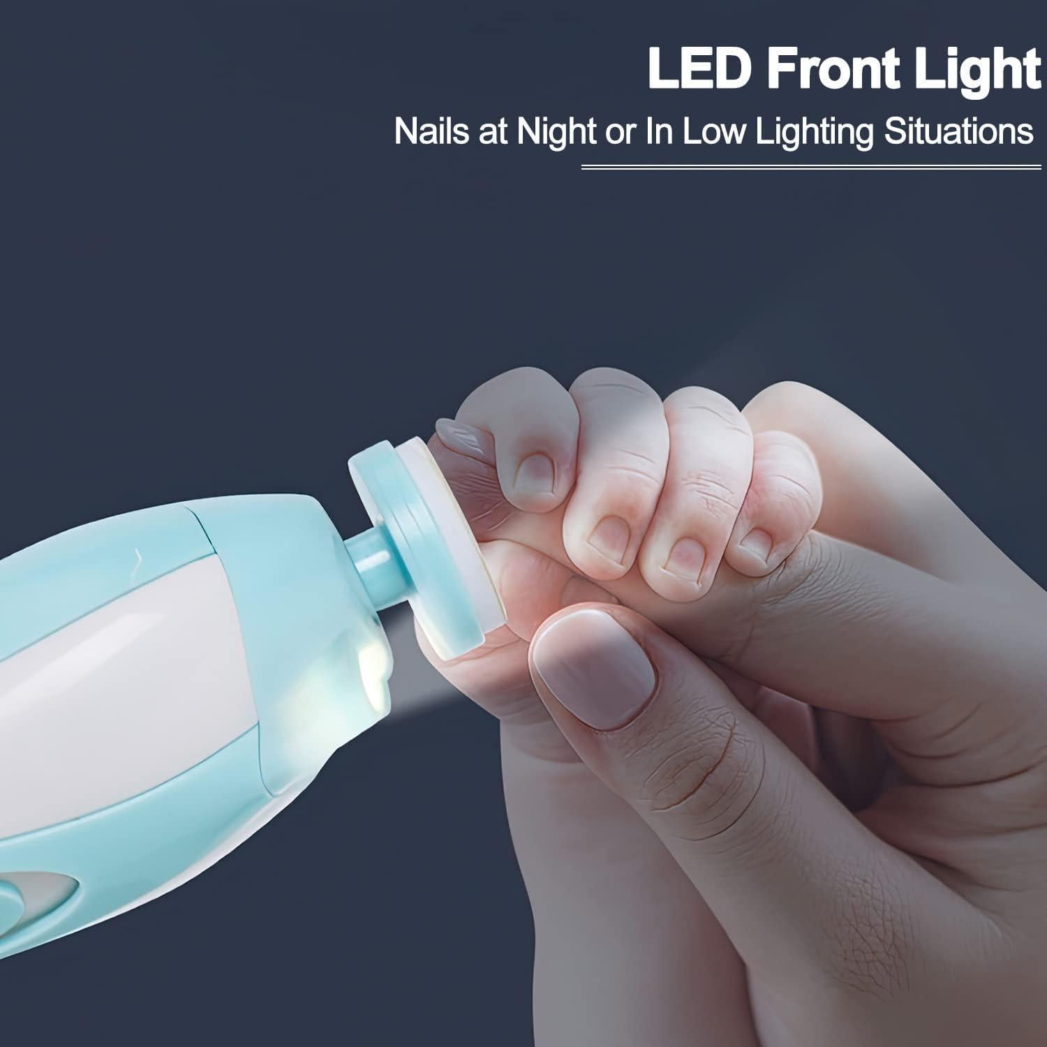 Cortador de Uñas Eléctrico SCAIKTIG para Bebés y Adultos