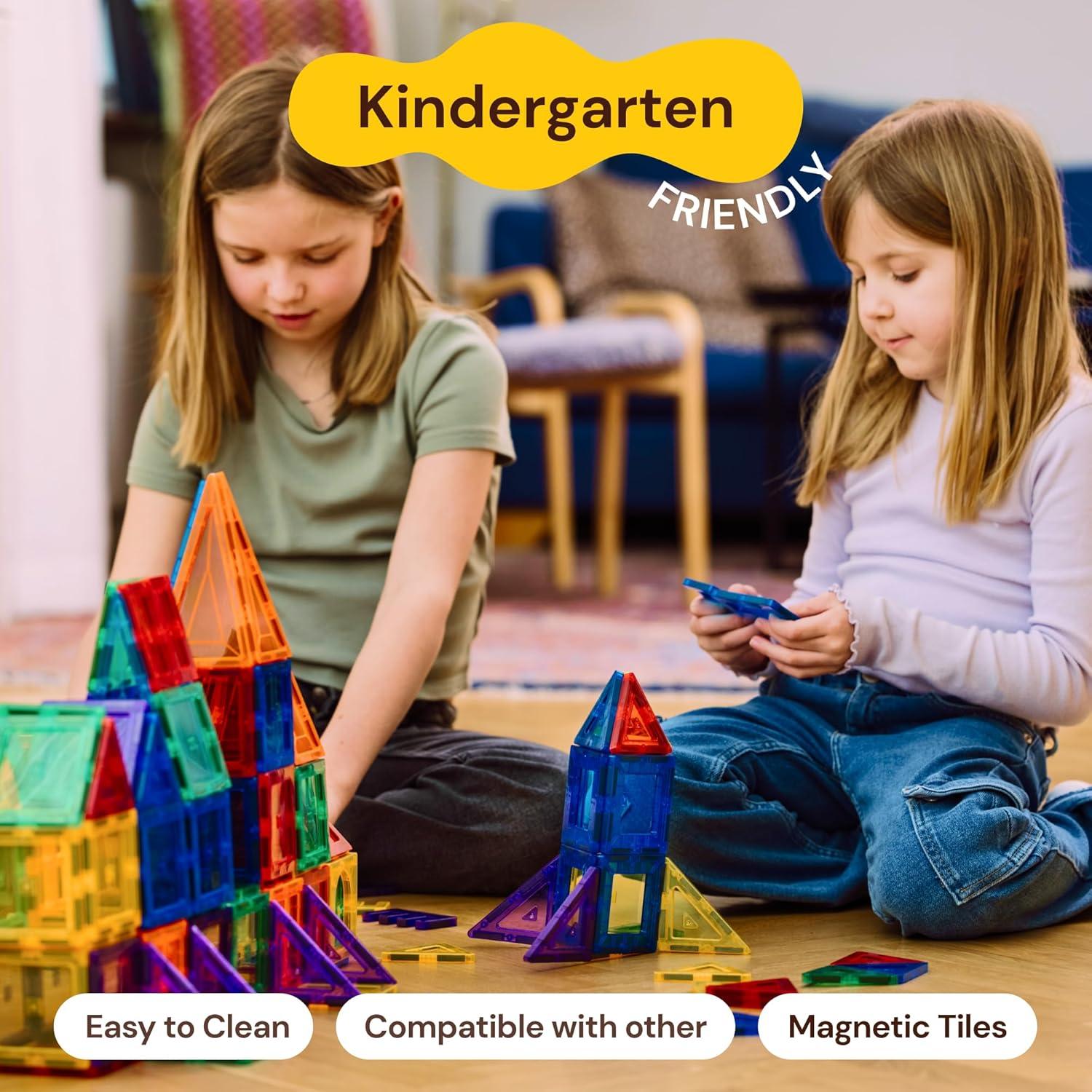 Azulejos Magnéticos PLAYVIBE 60 Pcs - Juguetes STEM 3+