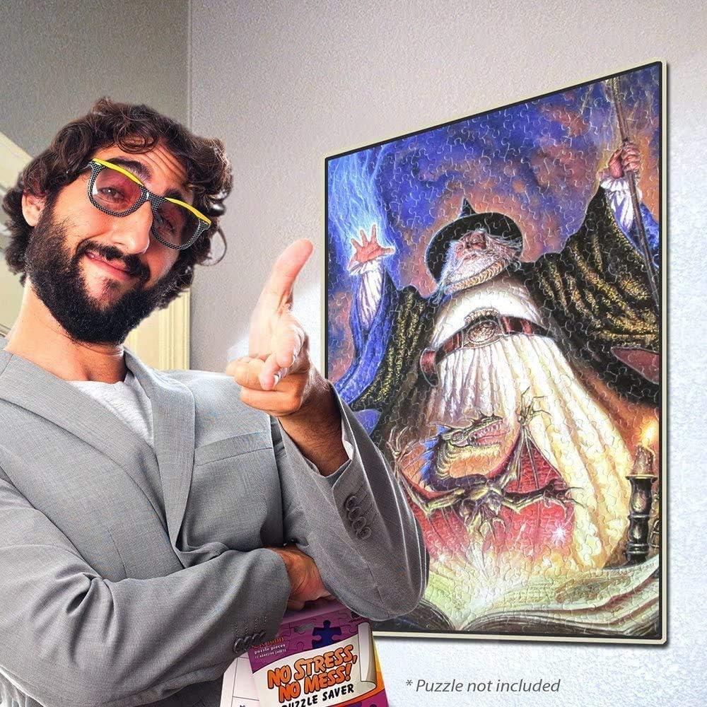 Hojas Adhesivas para Preservar Rompecabezas aGreatLife 12 Unidades