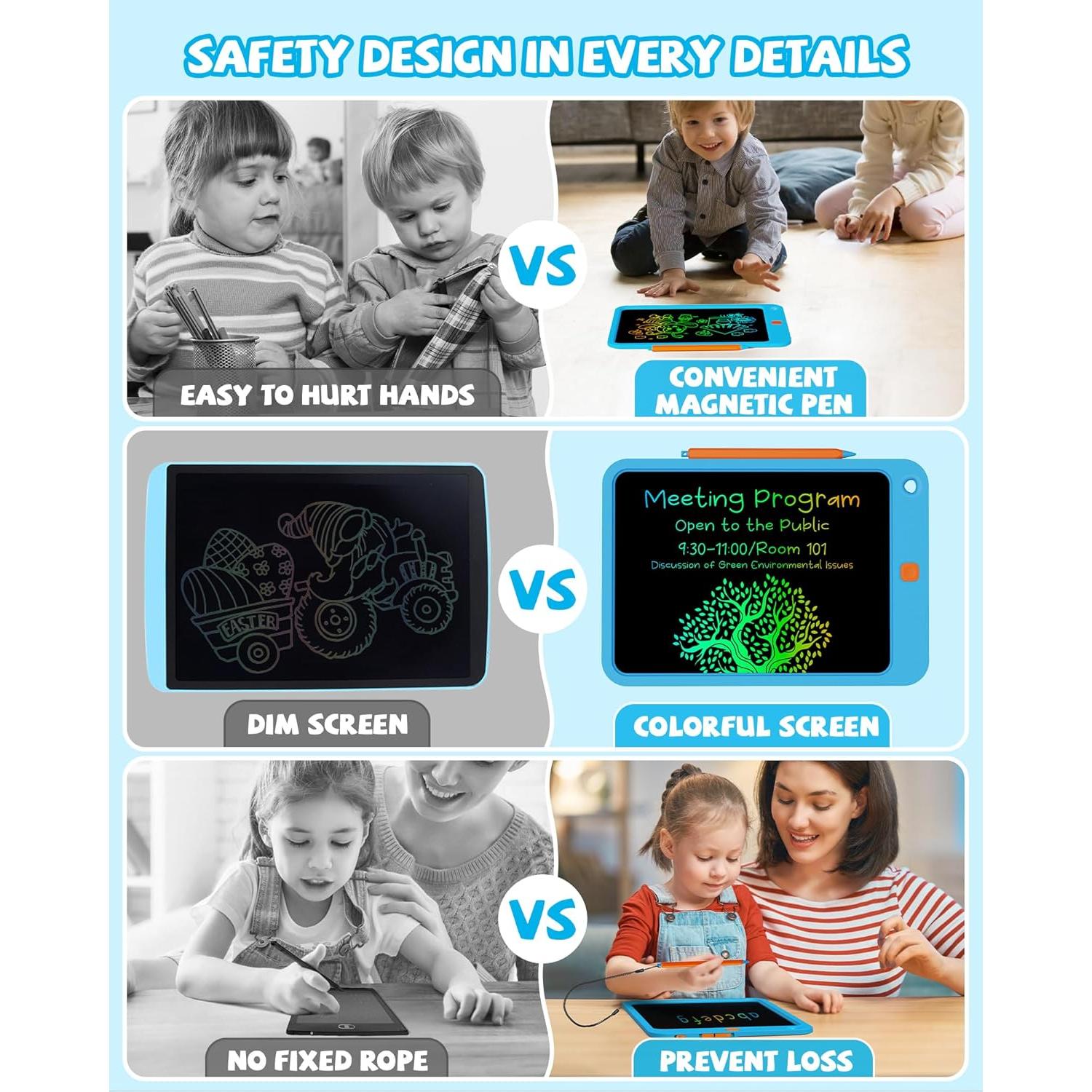 Tableta de Escritura LCD KOKODI 10" para Niños 3-12 Años