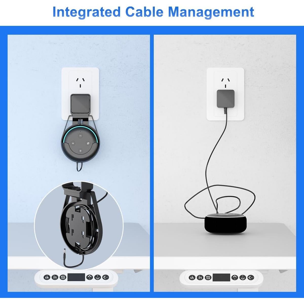 Soporte de Pared Suptek para Echo Dot 3ra Generación Negro