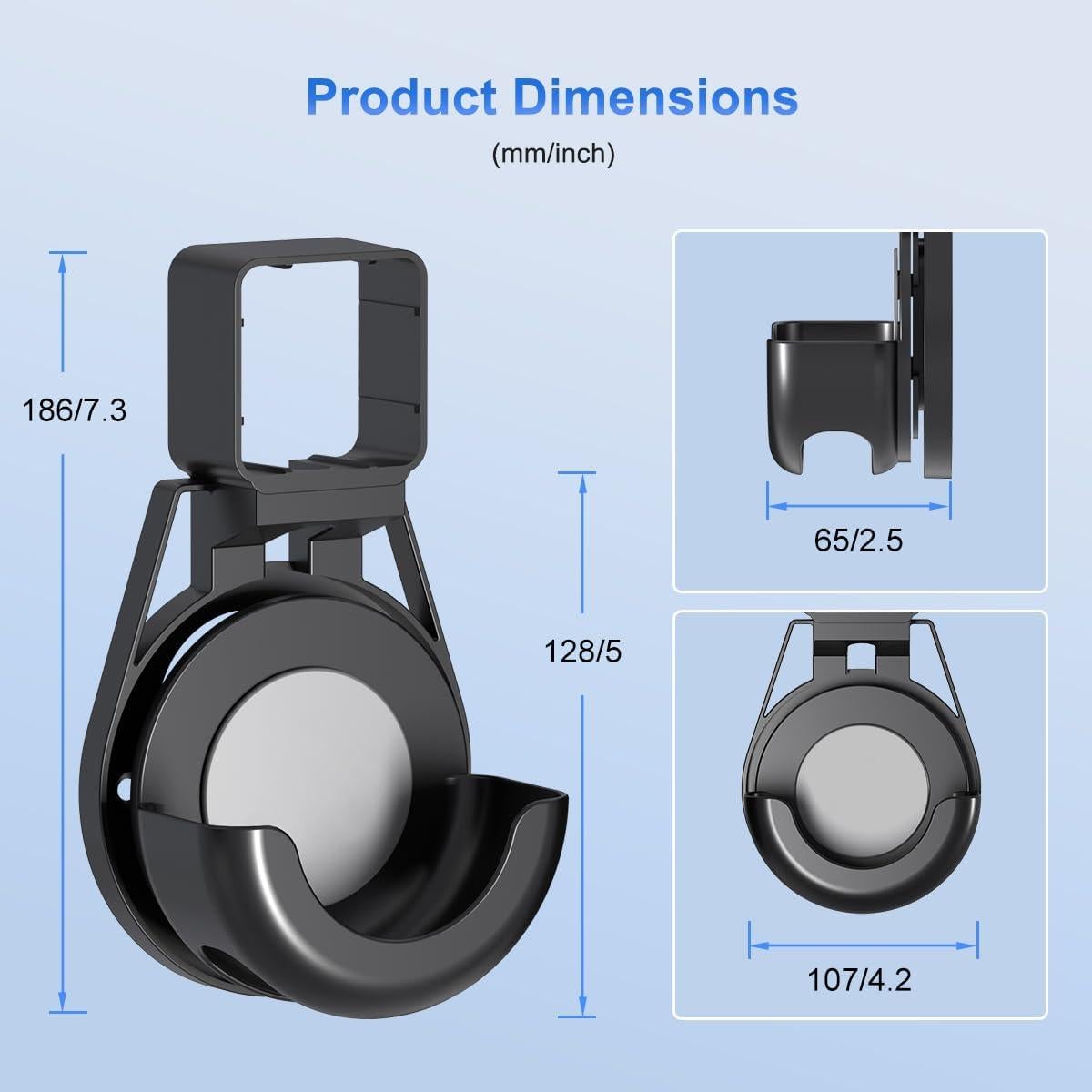 Soporte de Pared Suptek para Echo Dot 3ra Generación Negro