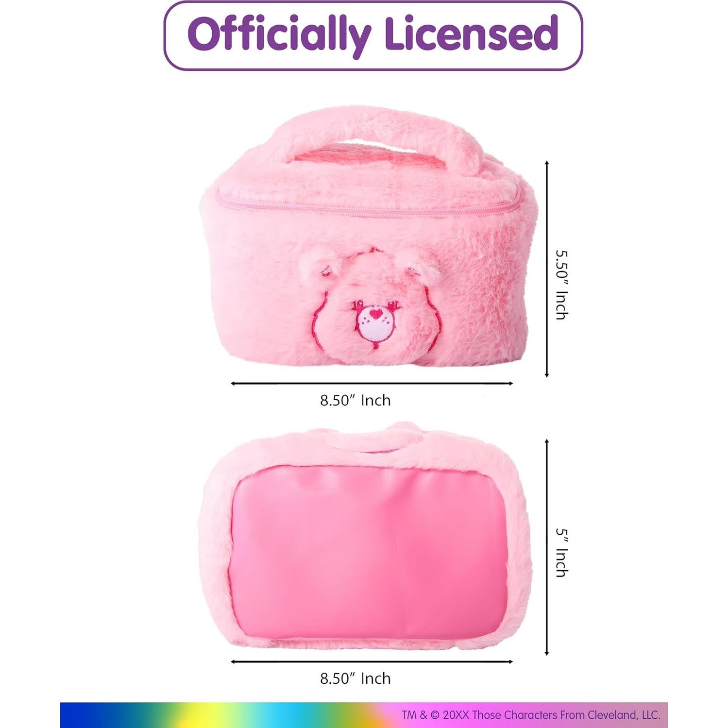 Bolsa de Maquillaje Care Bears Sally Rose Cheer Bear Rosa