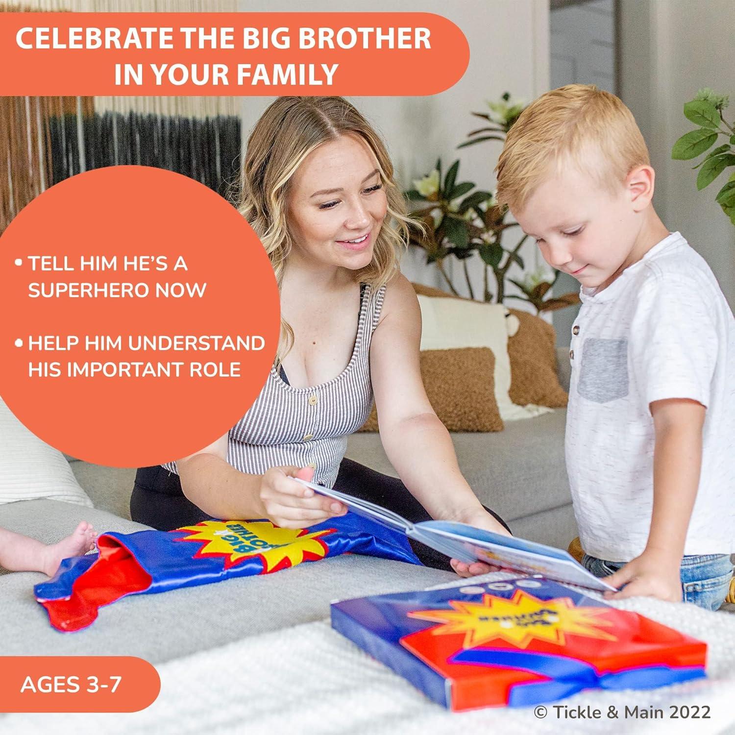 Set de Regalo Tickle & Main Héroe Hermano Mayor 3 Pcs