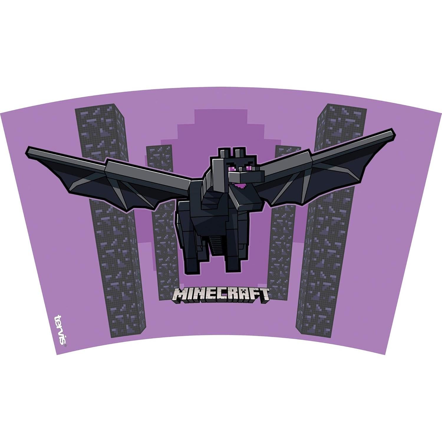 Vaso Térmico Tervis Minecraft Dragón Ender 0.47L Doble Pared