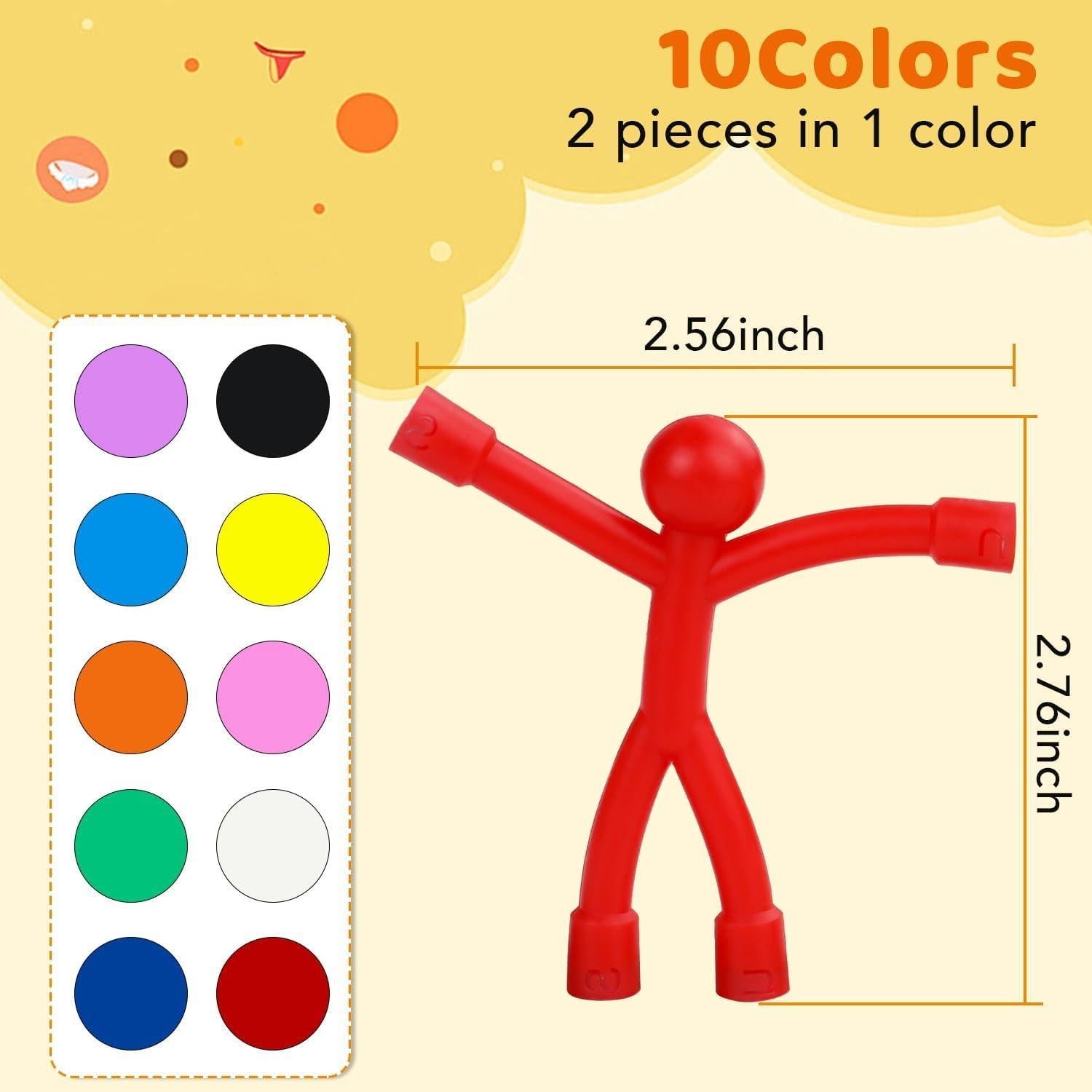 Juguetes Magnéticos TOP MAGNETS - Paquete de 20 Piezas