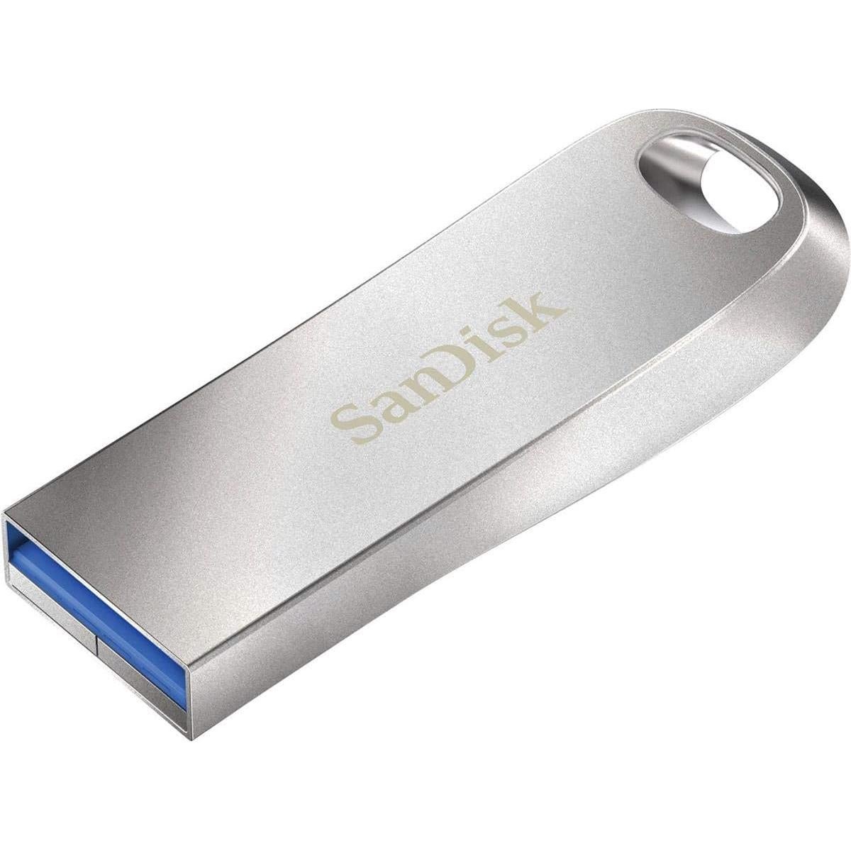 SanDisk 128GB Ultra Luxe USB 3.1 Flash Drive Negro