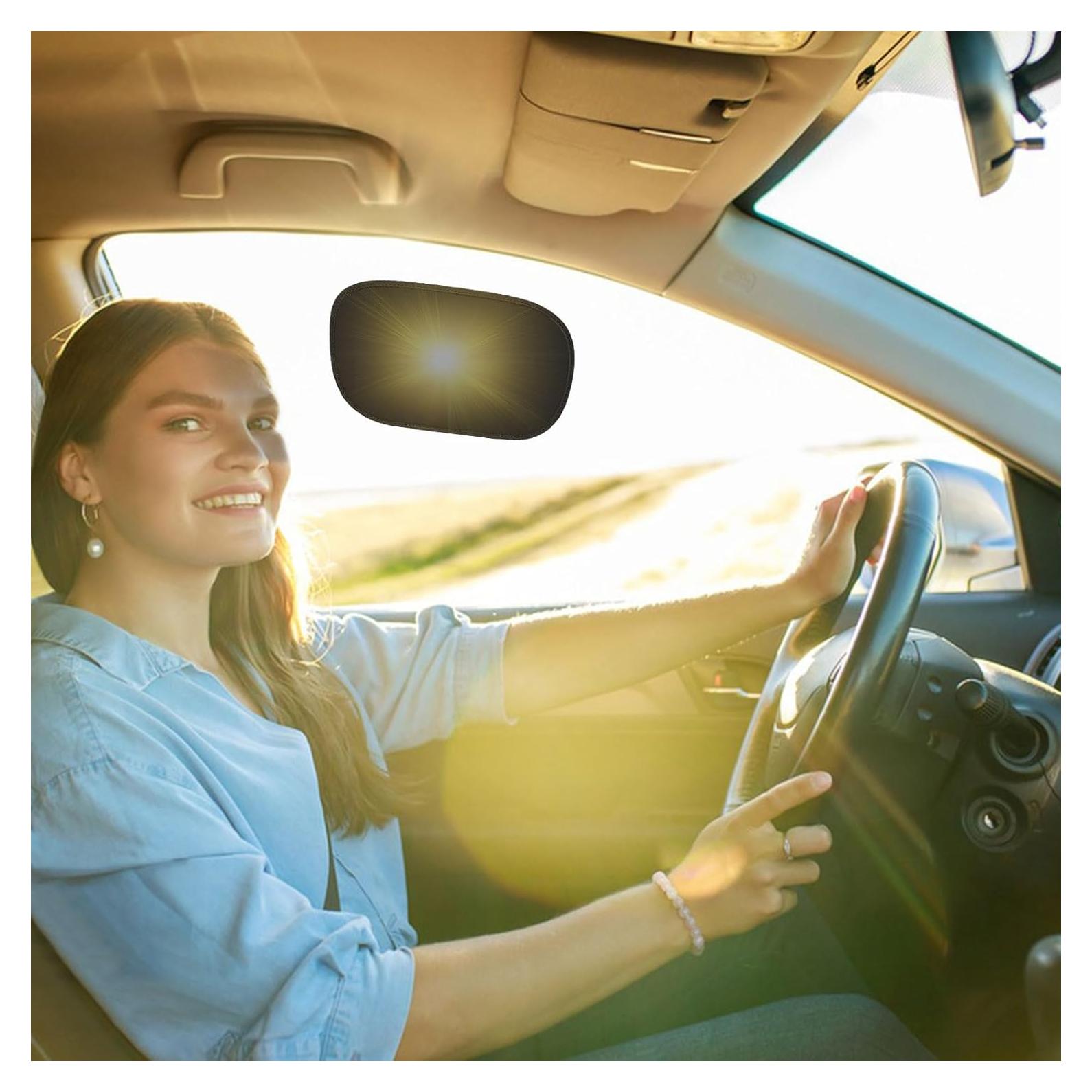 Mini Cortina Solar Adherente Estática HOMEYA 2 Paquete 23.9x17.3cm