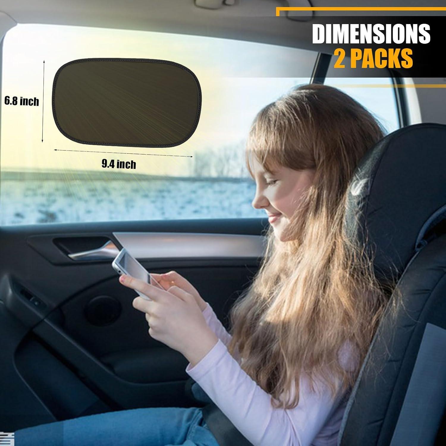 Mini Cortina Solar Adherente Estática HOMEYA 2 Paquete 23.9x17.3cm