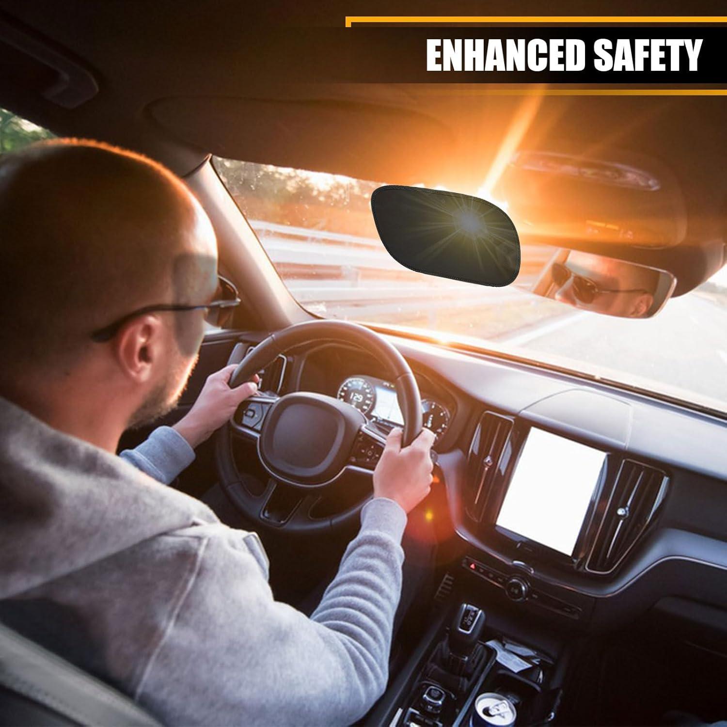 Mini Cortina Solar Adherente Estática HOMEYA 2 Paquete 23.9x17.3cm