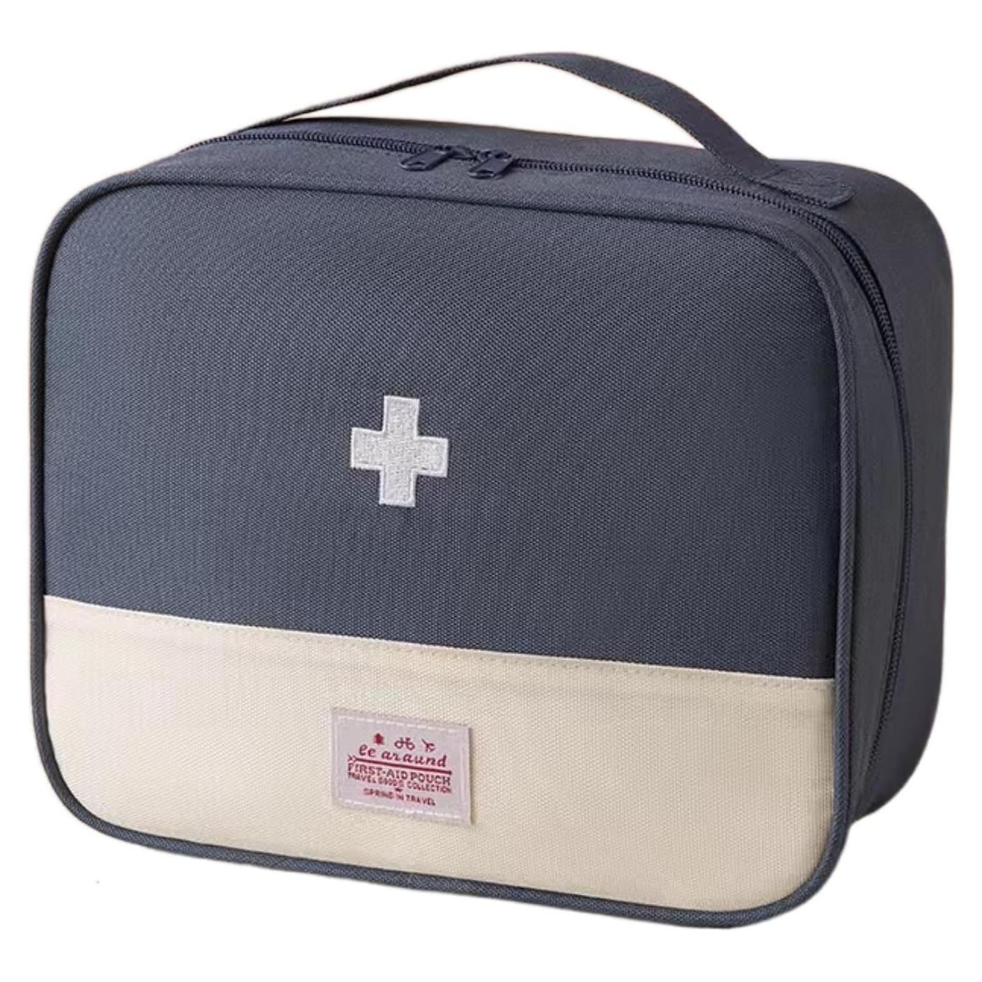 Bolsa de Primeros Auxilios Vacía Jipemtra Azul 26x12x21 cm