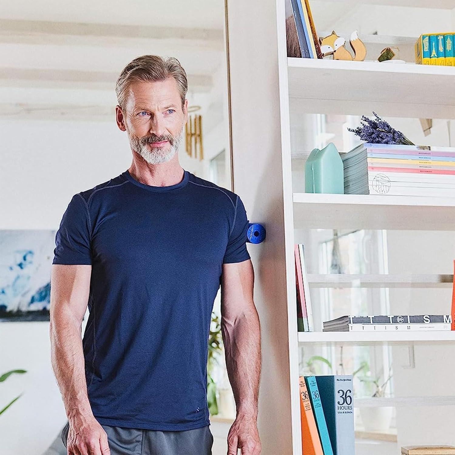 Rodillo de Espuma Mini BLACKROLL Azul 15x5 cm para Masaje