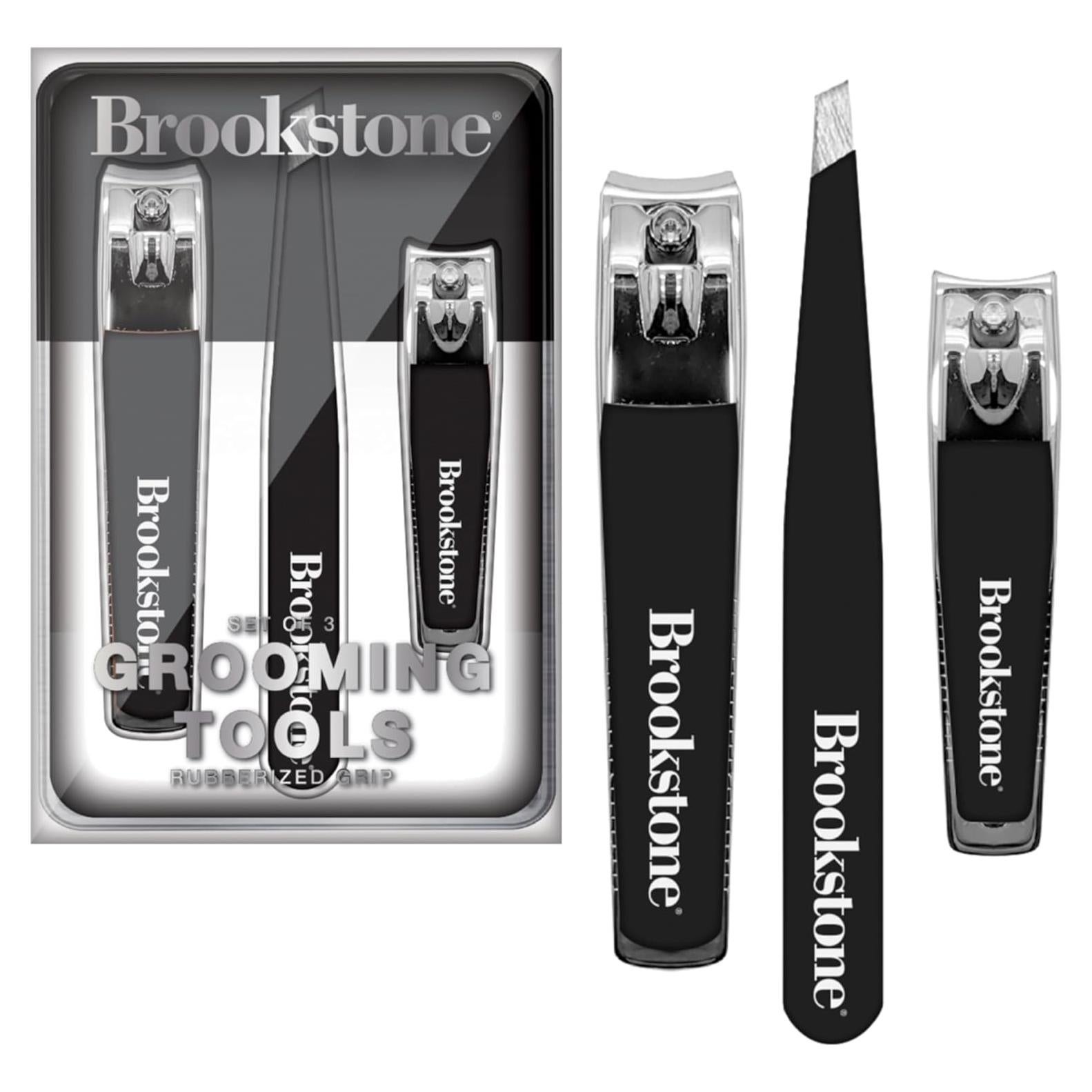 Juego de Cortauñas Brookstone - Acero Inoxidable Premium, 2 Piezas