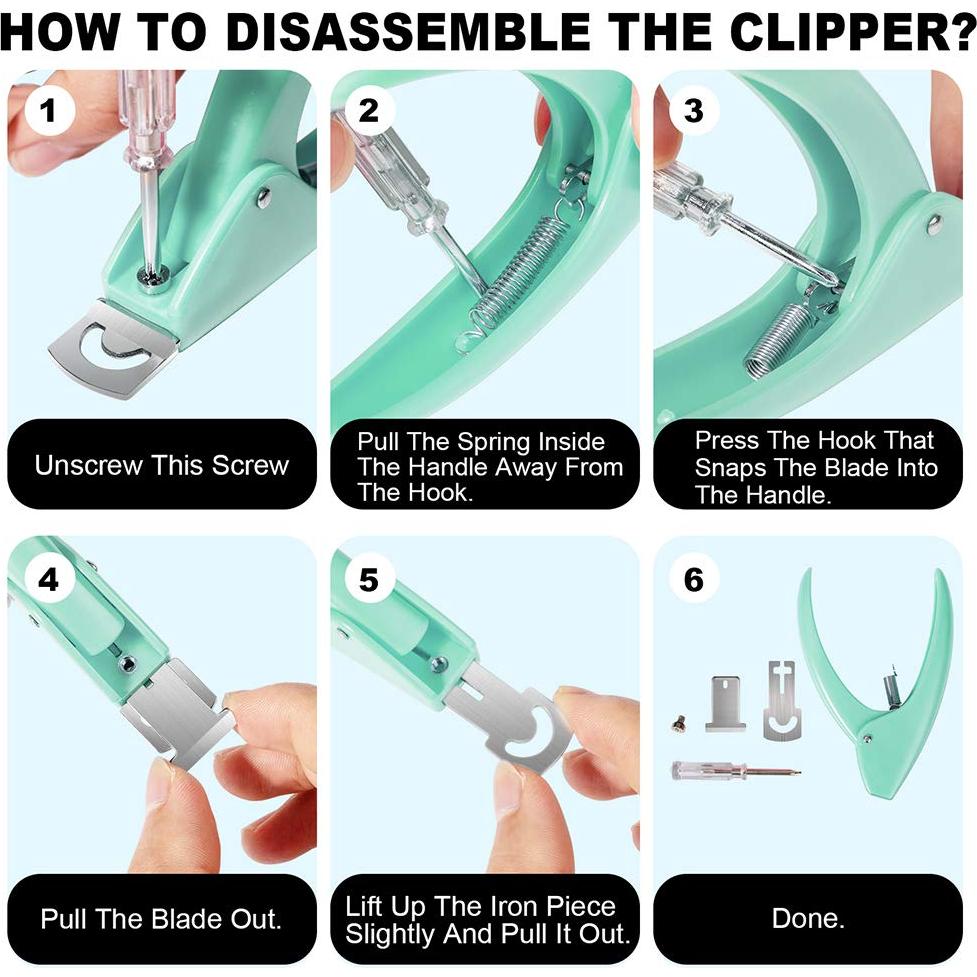 Cortador de Uñas Falsas GA&EN Verde Acrílico Ajustable