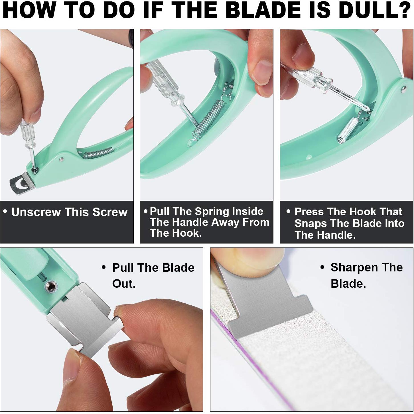 Cortador de Uñas Falsas GA&EN Verde Acrílico Ajustable