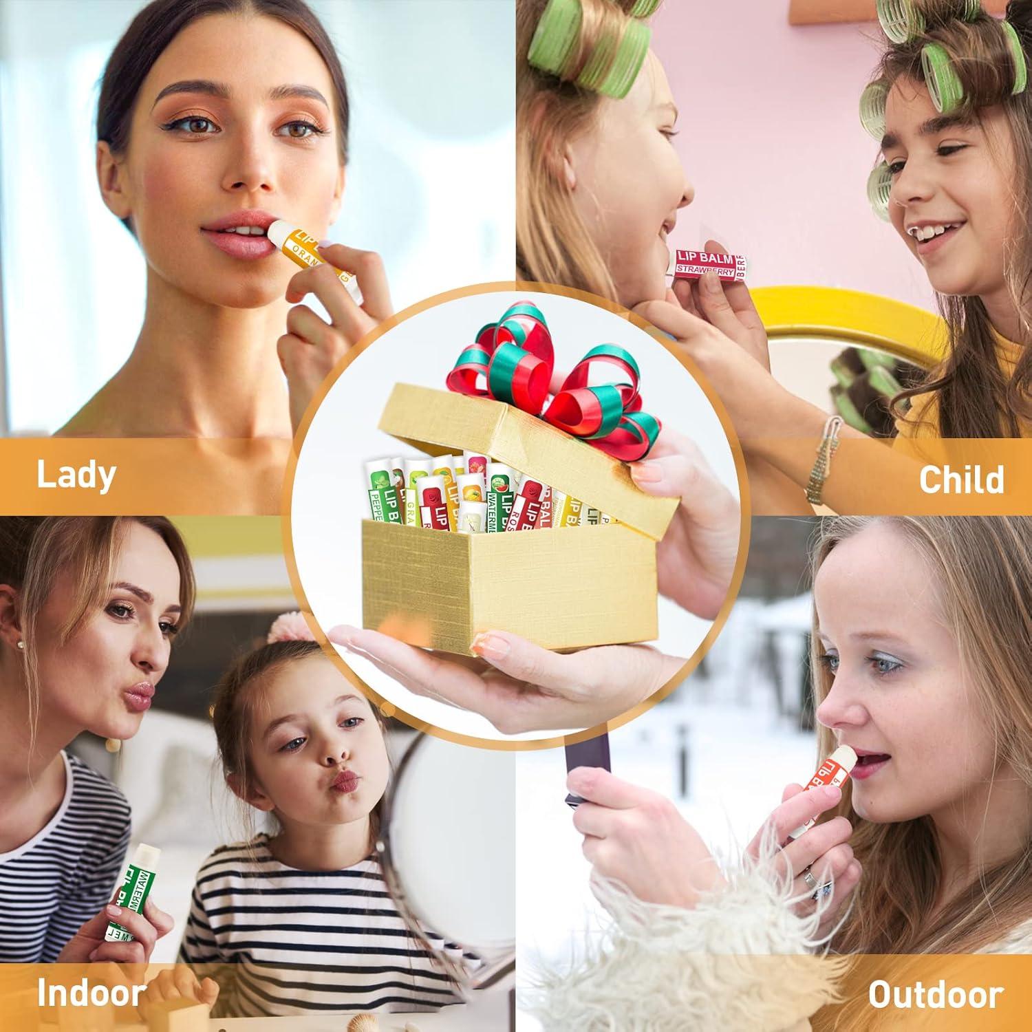 Bálsamos Labiales Naturales DMSKY - Paquete de 12 Sabores