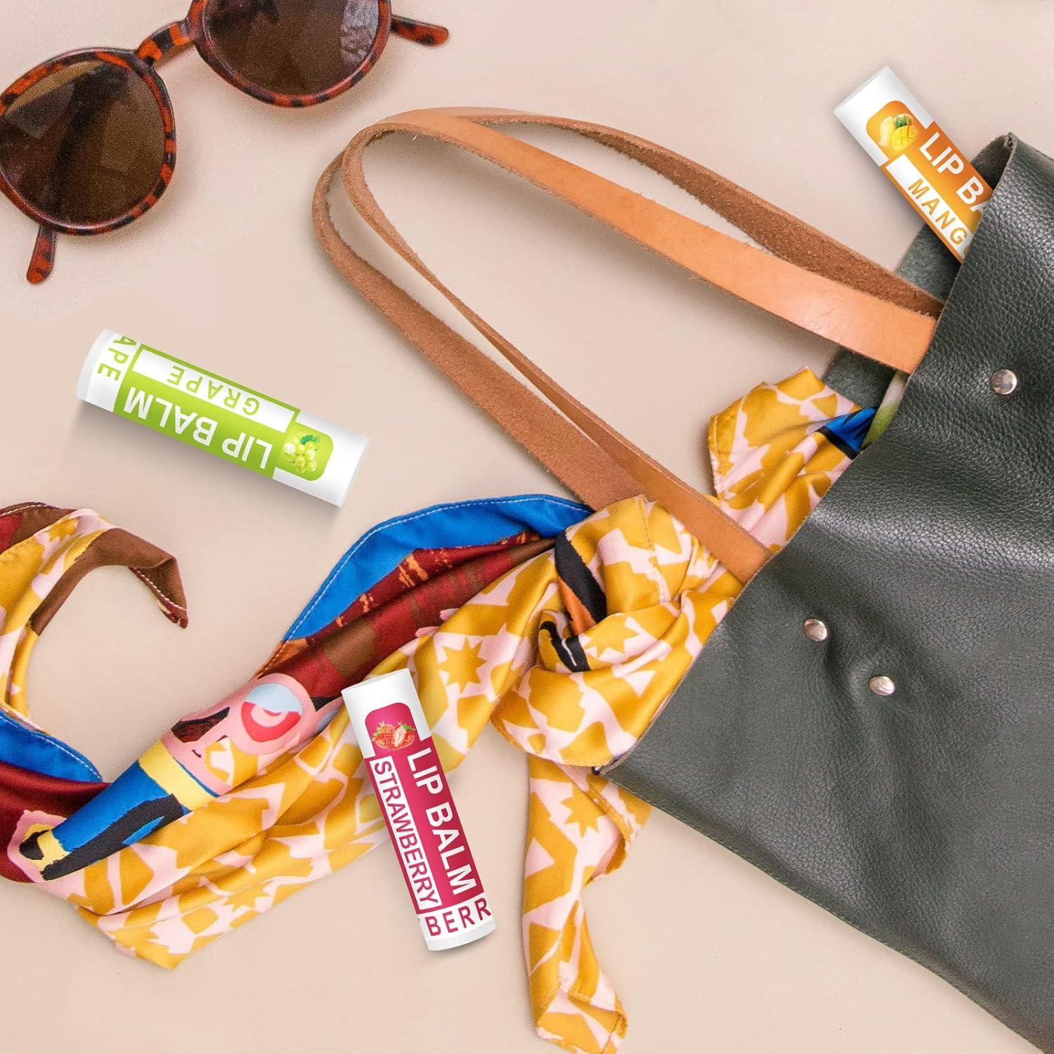 Bálsamos Labiales Naturales DMSKY - Paquete de 12 Sabores