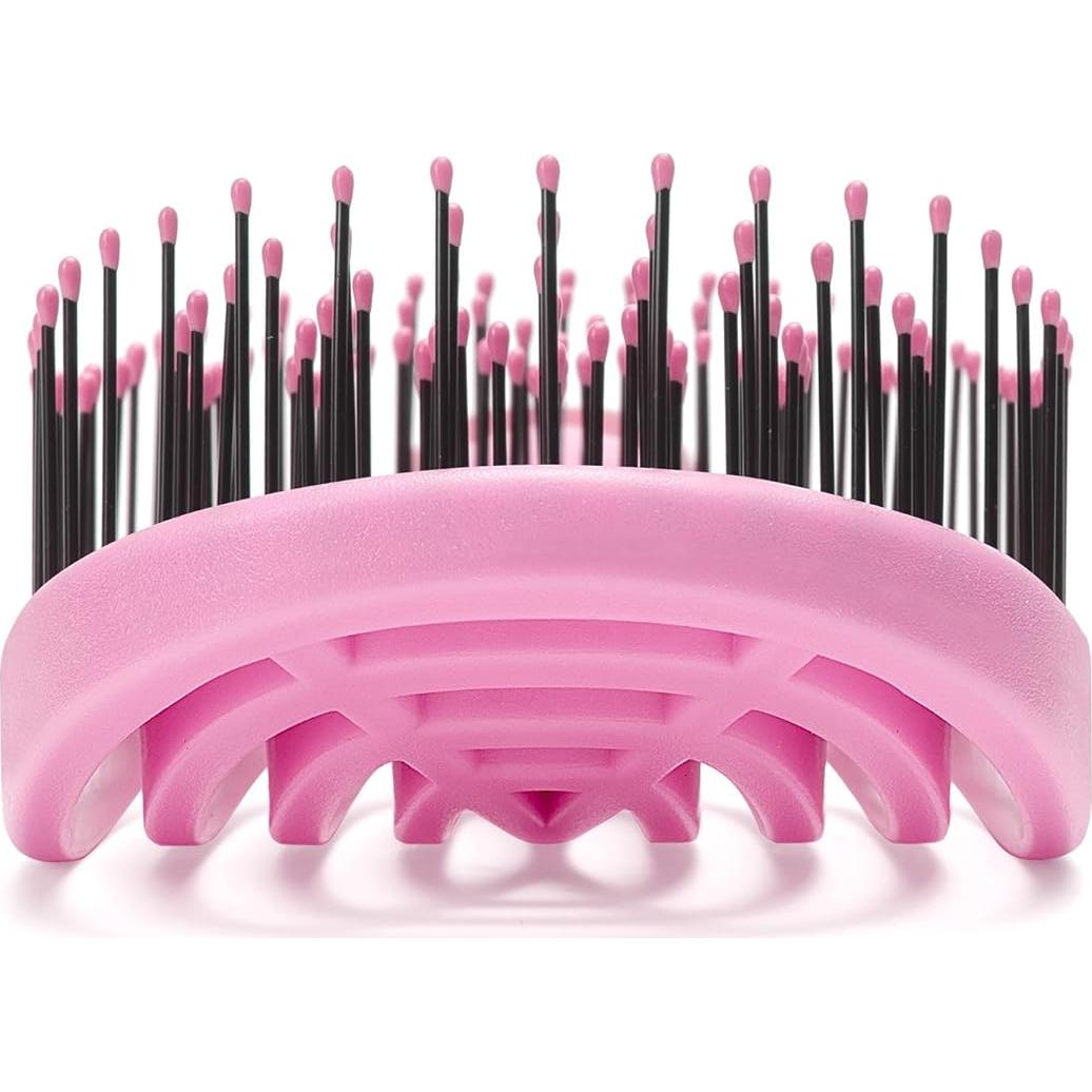 Cepillo Curvado Profesional NuWay 4Hair Rosa Pétalo 21.5cm