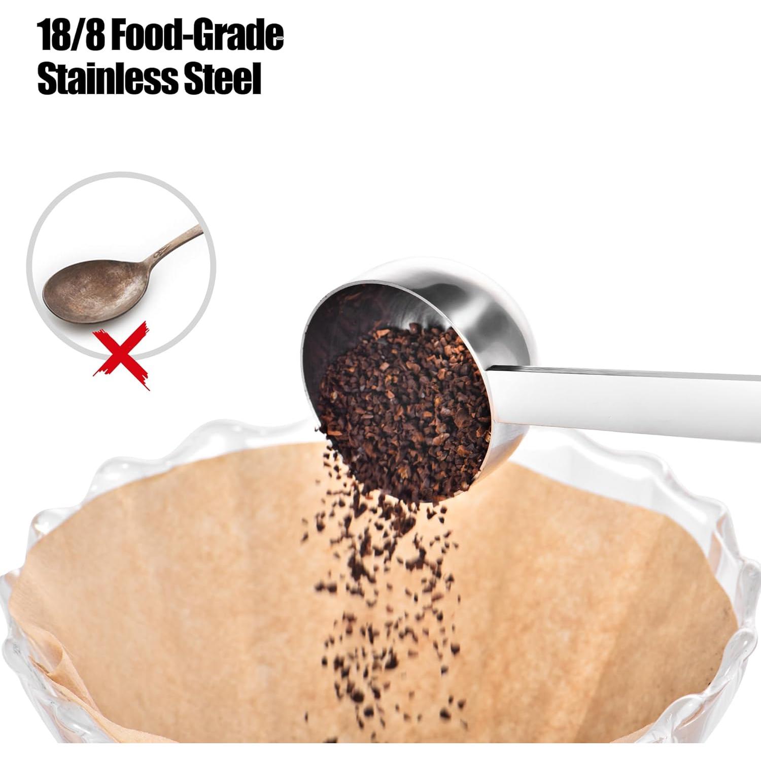 Cuchara Medidora de Acero Inoxidable Doosu 15ml 14.5cm